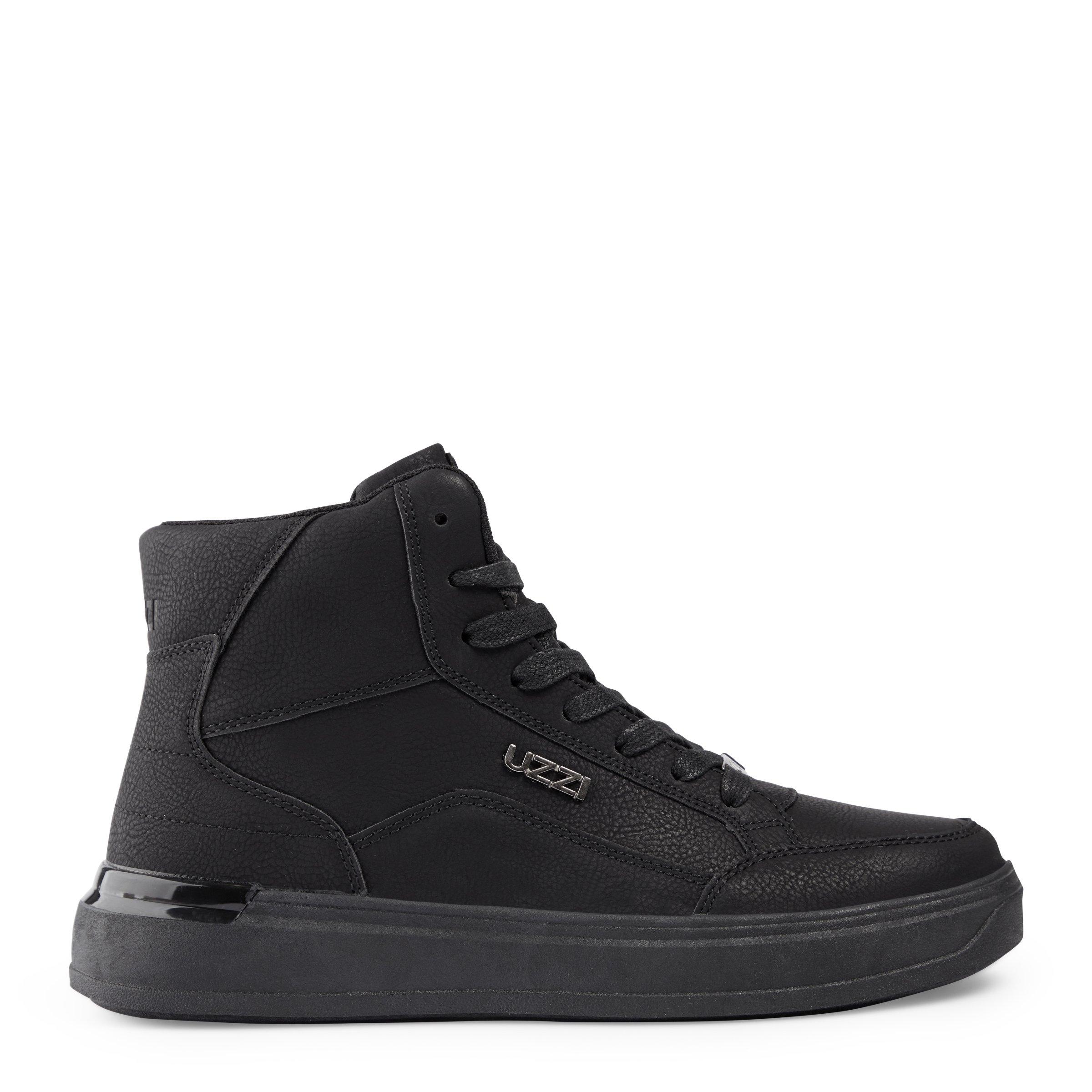 Black Hi-Top Sneaker