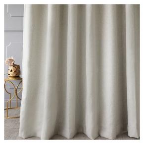 Natural Blockout Taped Curtain