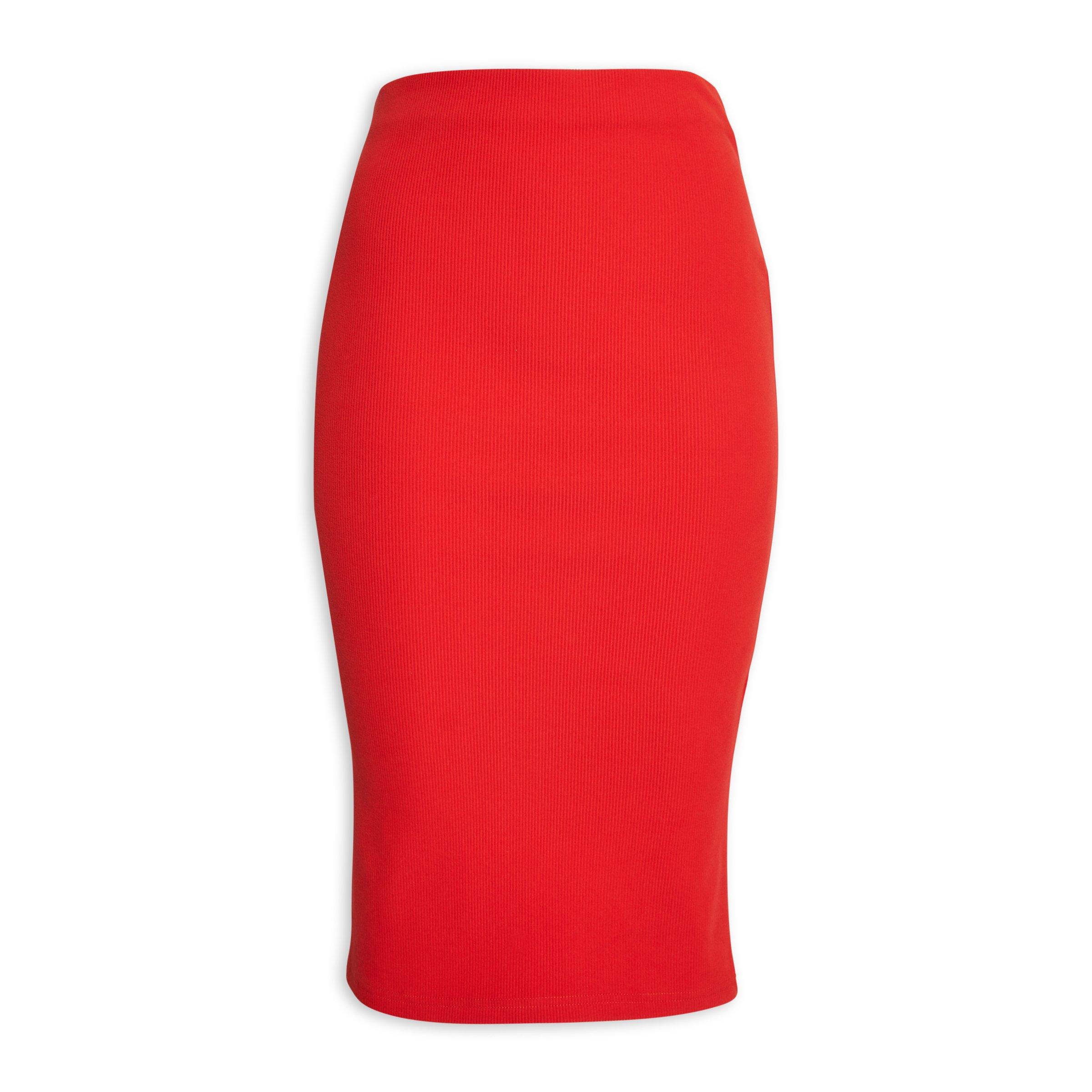 Red Bodycon Skirt (3058338) | Identity