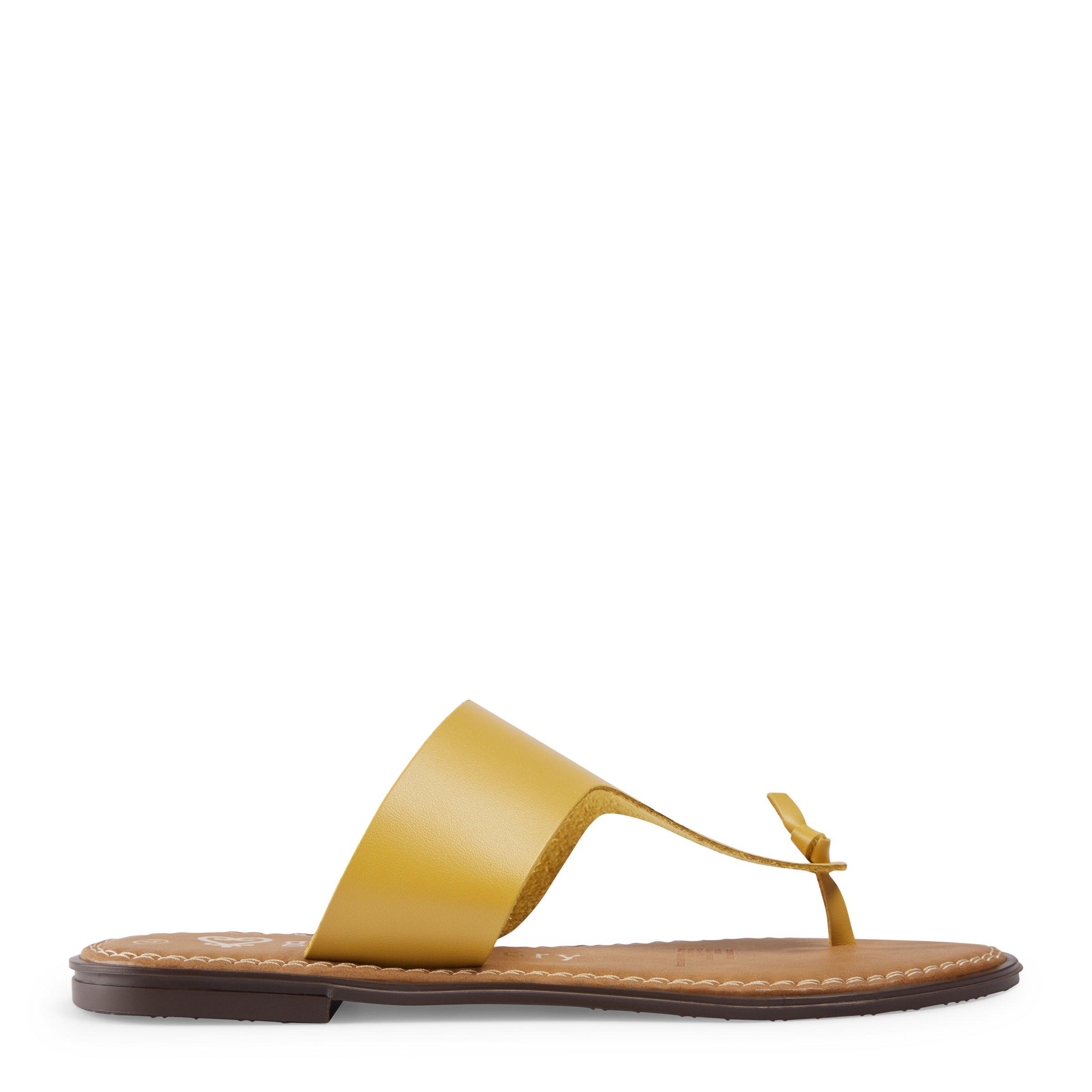 Mustard Thong Sandal