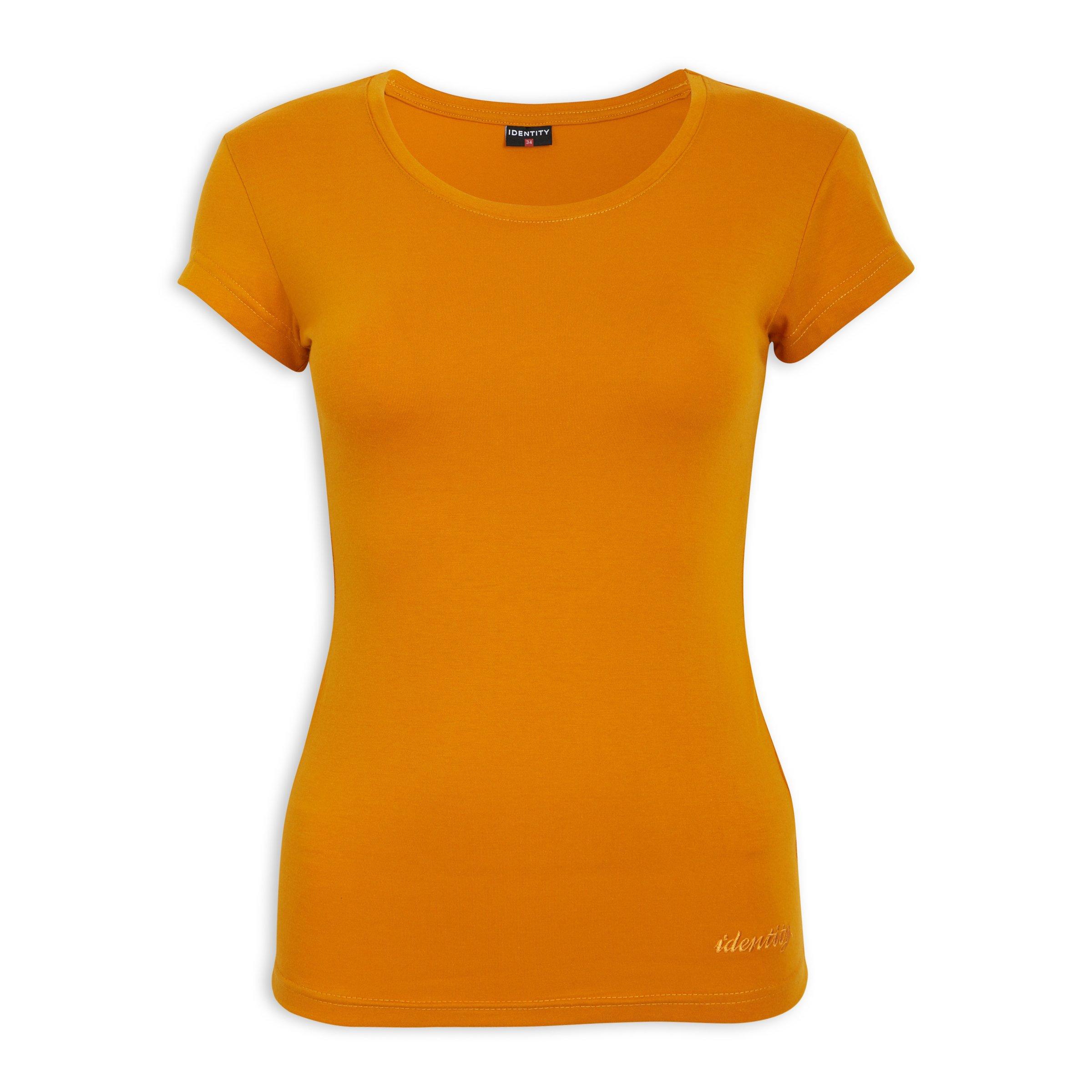 Mustard Fitted Tee (3060858) | Identity