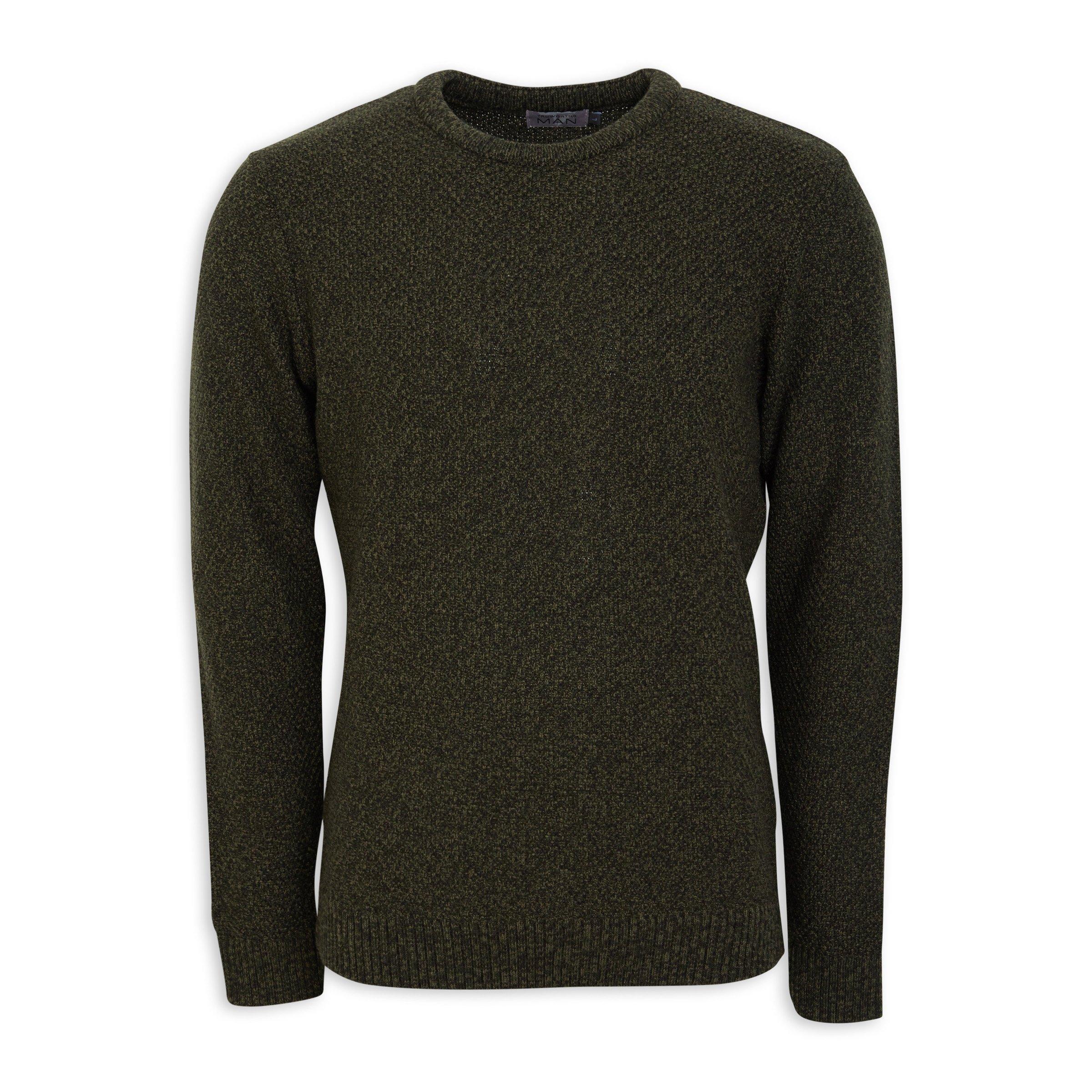 Green Knit Sweater (3061133) | Truworths Man