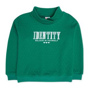 Green Branded Sweater