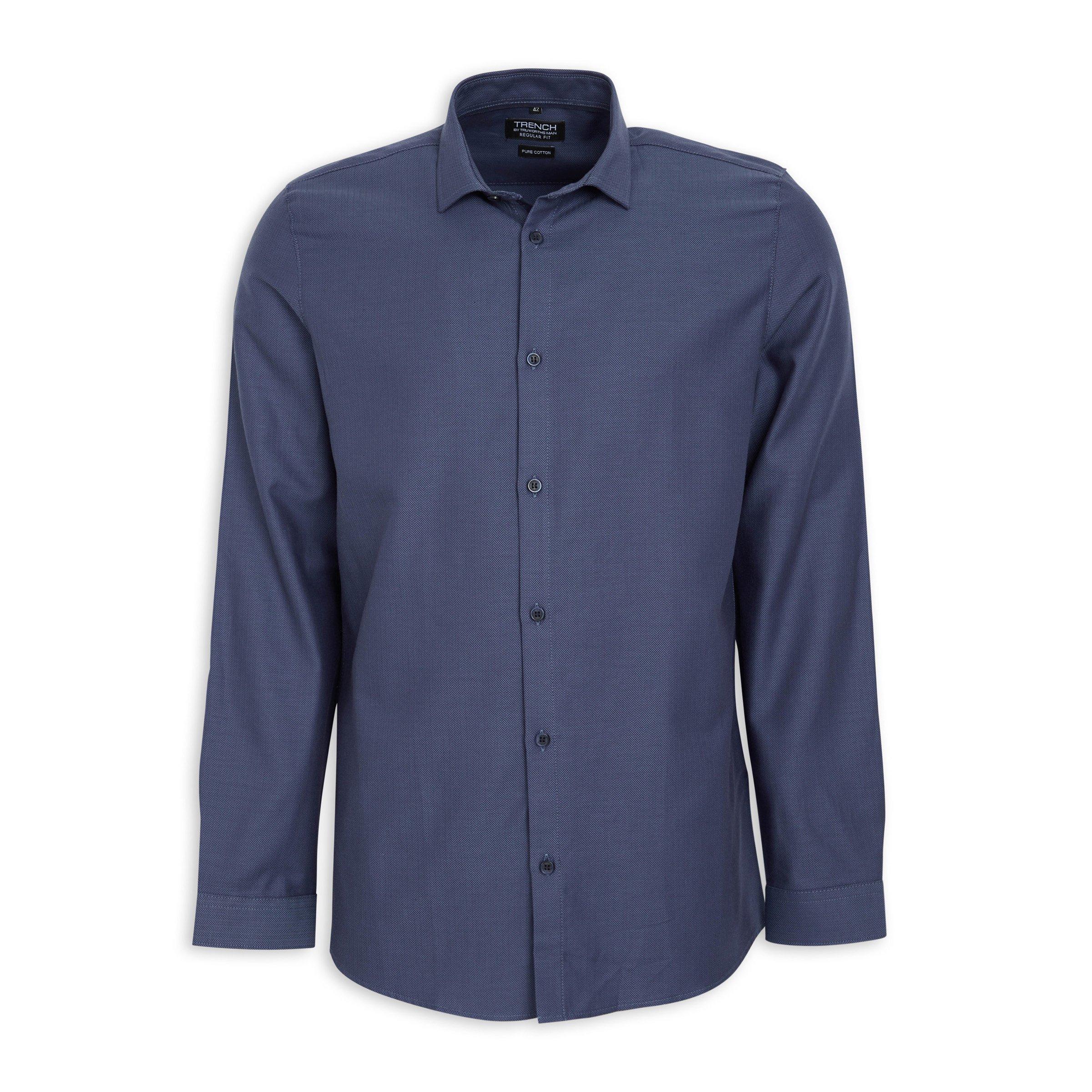 Blue Regular Shirt (3061623) | Truworths Man