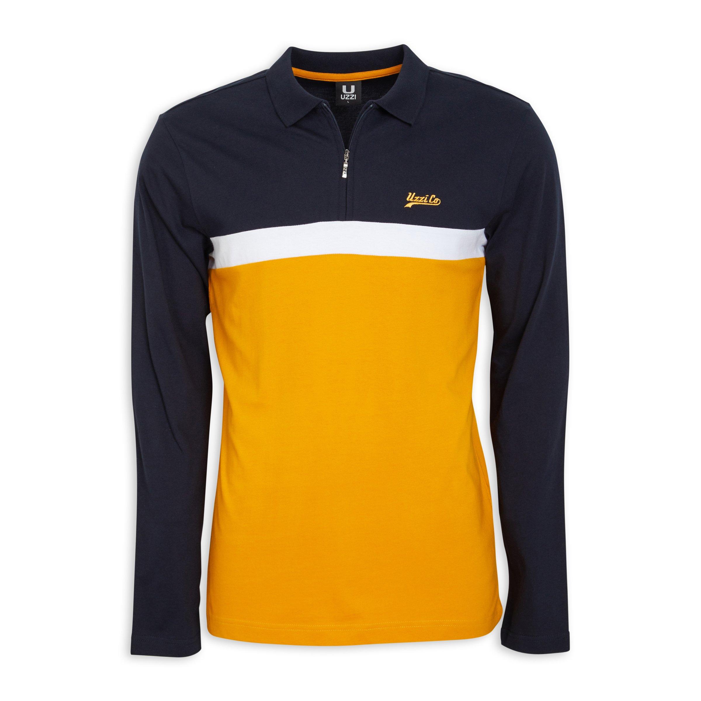 UZZI Mustard Blocked Golfer 3061969 Truworths co za