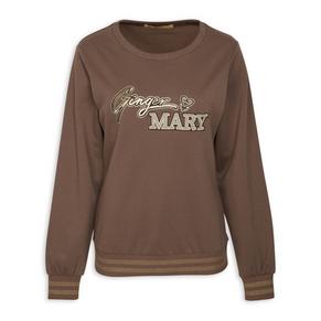 Brown Branded Sweater