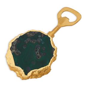 Gold and Agate bottle opener