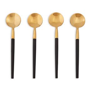 Gold teaspoon set of 4