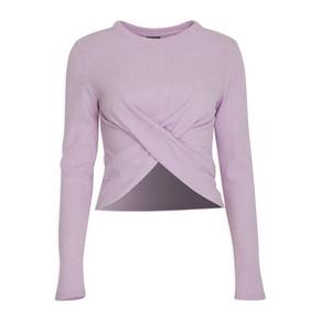 Lilac Crossover Top