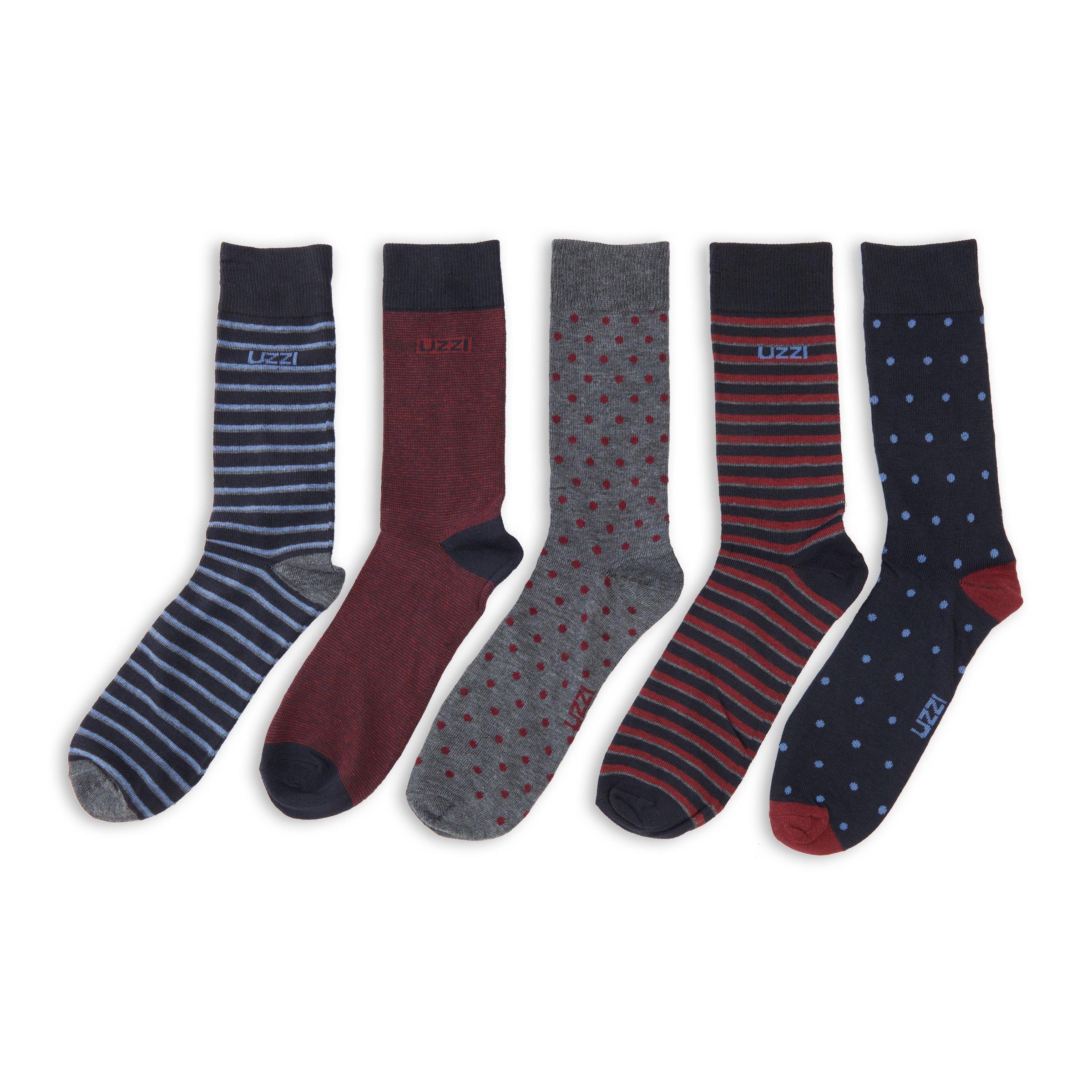5-pack Anklet Socks (3063394) | UZZI
