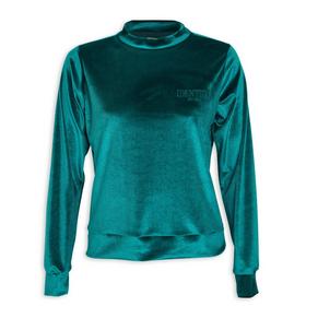 Green Velour Sweater