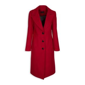 Red Long Classic Coat