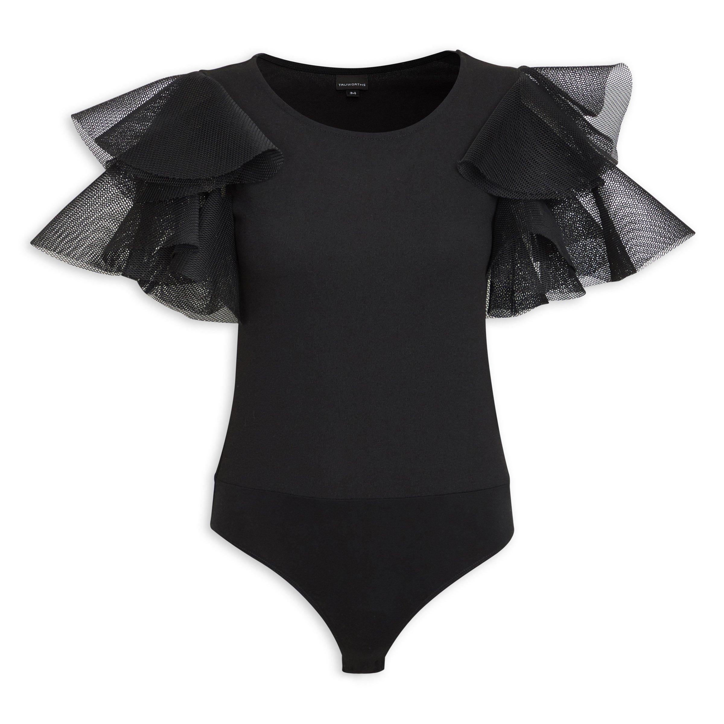 Black Airtech Sleeve Bodysuit (3066216) | Truworths