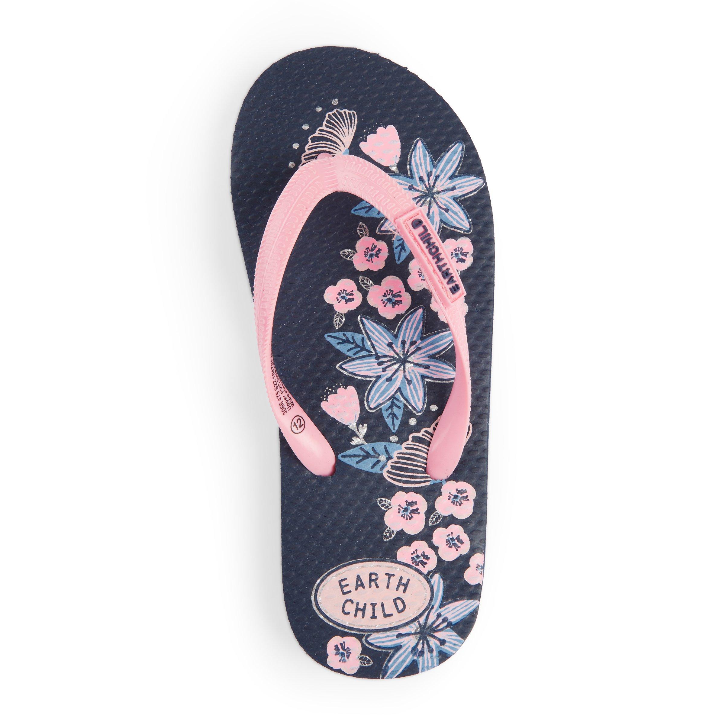 Girls Floral Flip Flop (3066475) | Earthchild