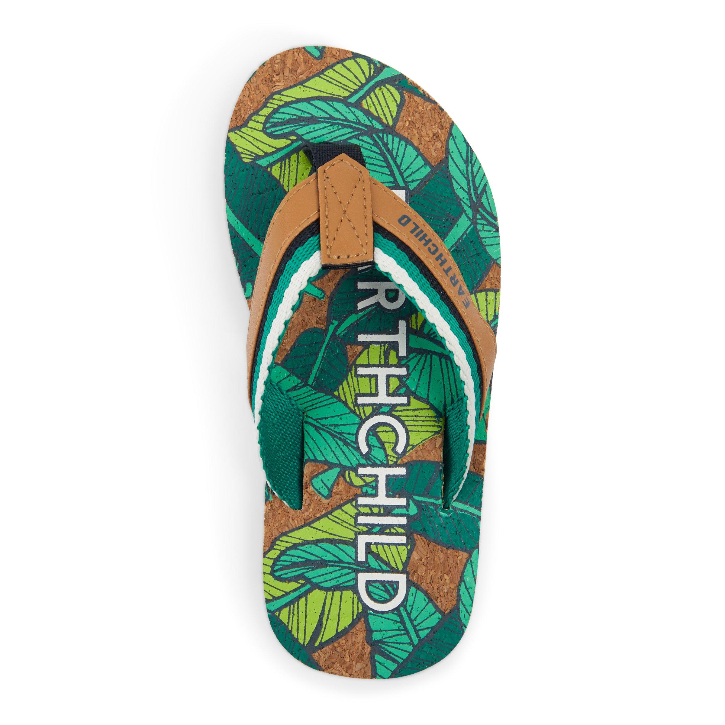 Boys Tropical Print Flip Flops (3066754) | Earthchild