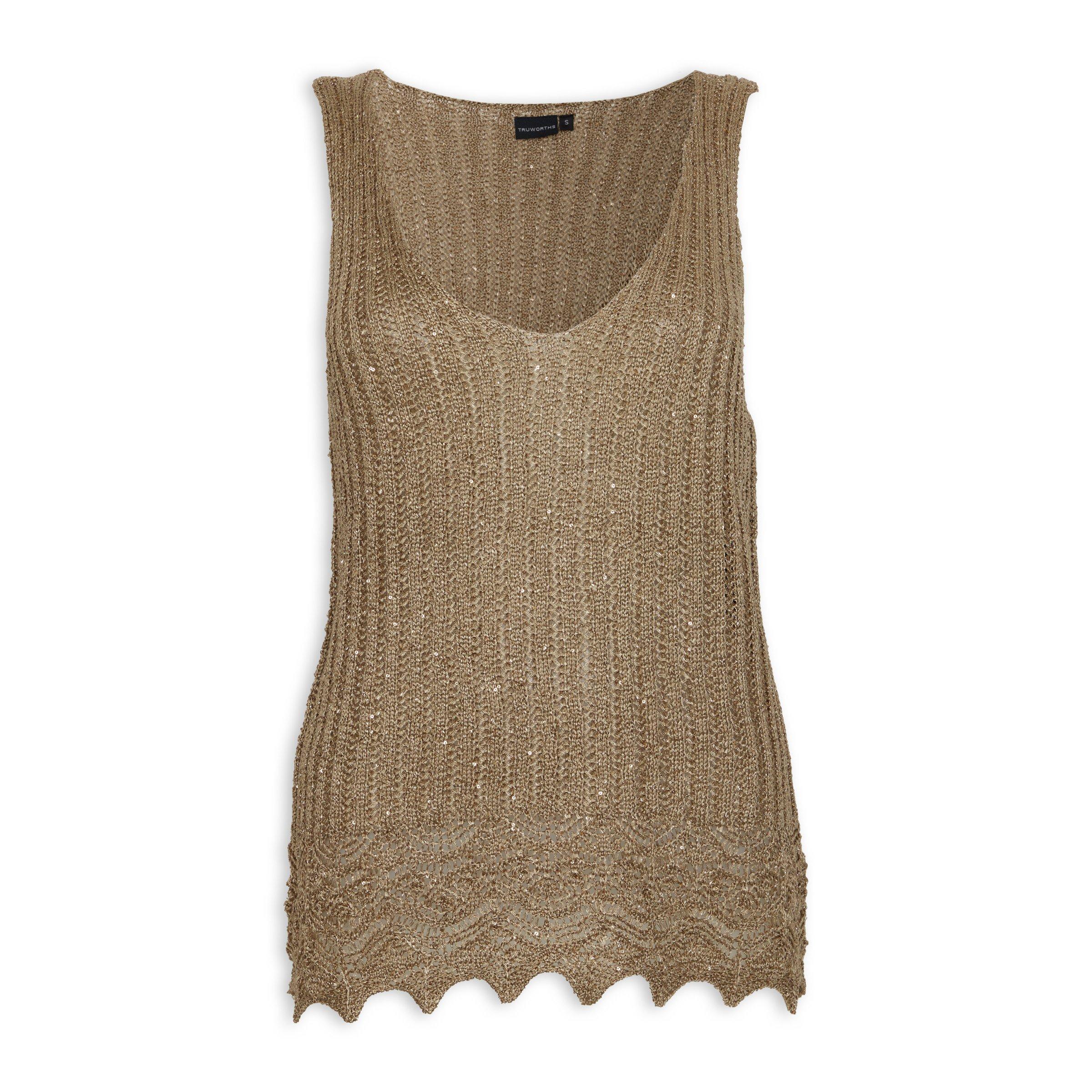 Gold Glitz Vest (3066821) | Truworths