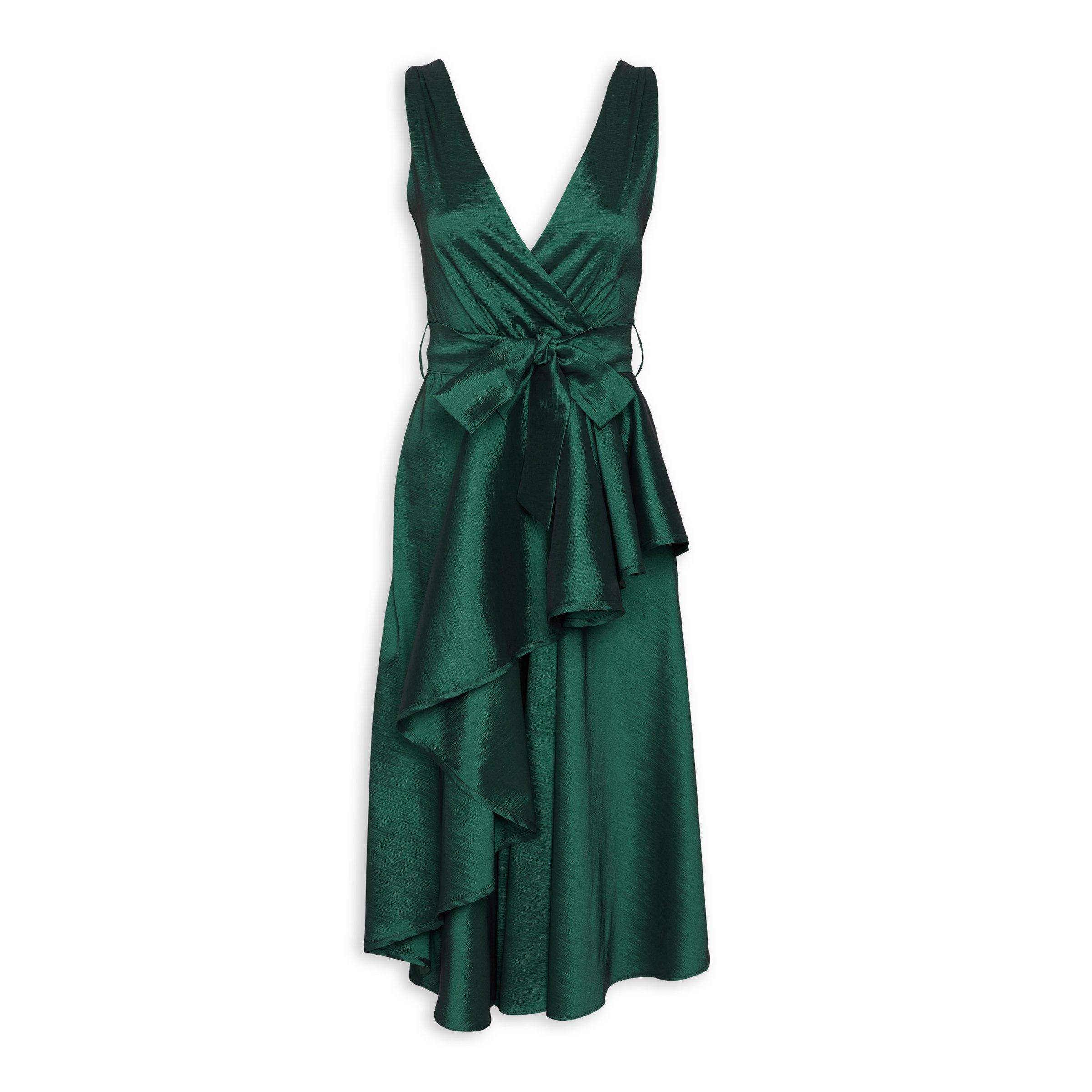 Green Tiered Evening Dress (3067044) | Daniel Hechter