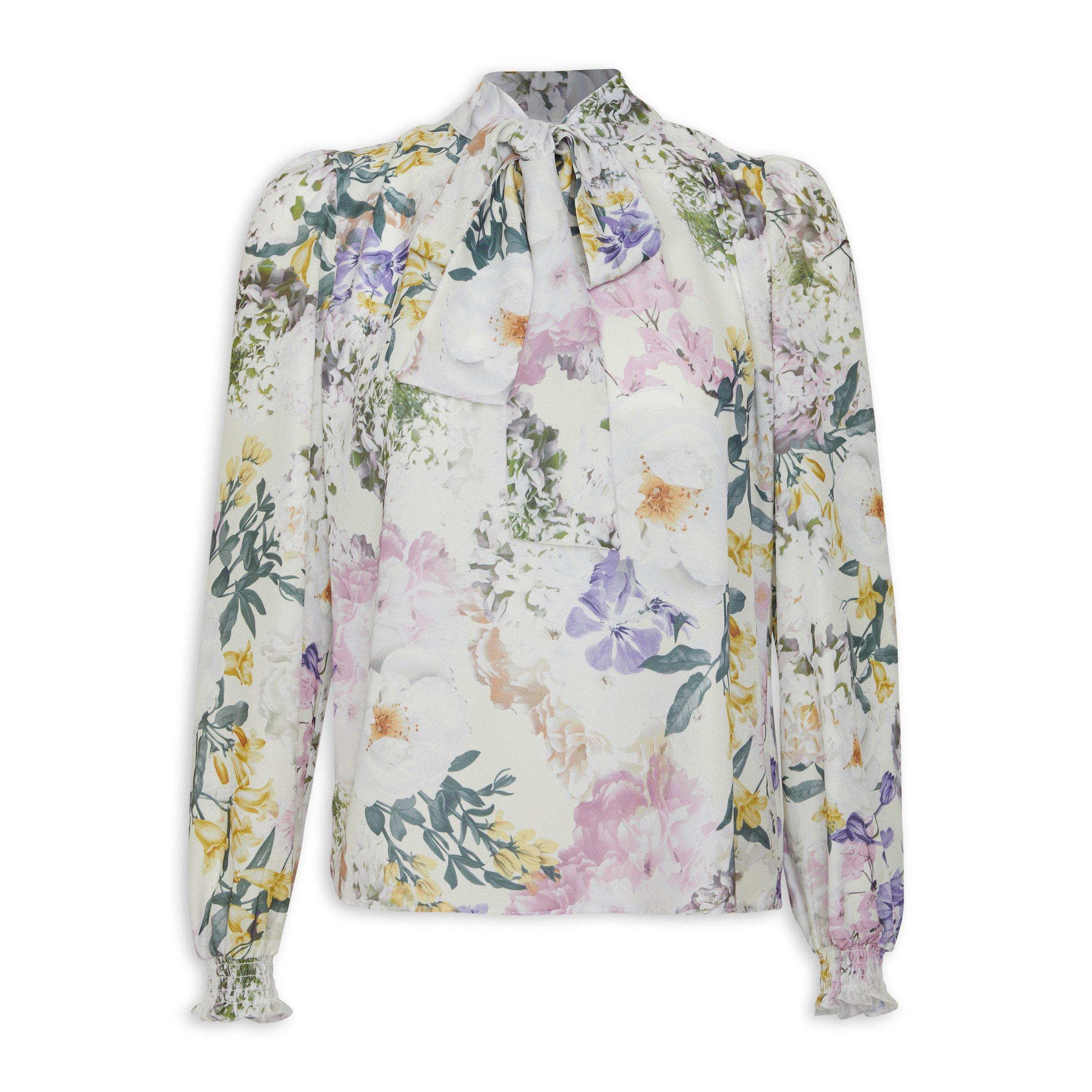 Floral Printed Bow Blouse (3067052) | Finnigans