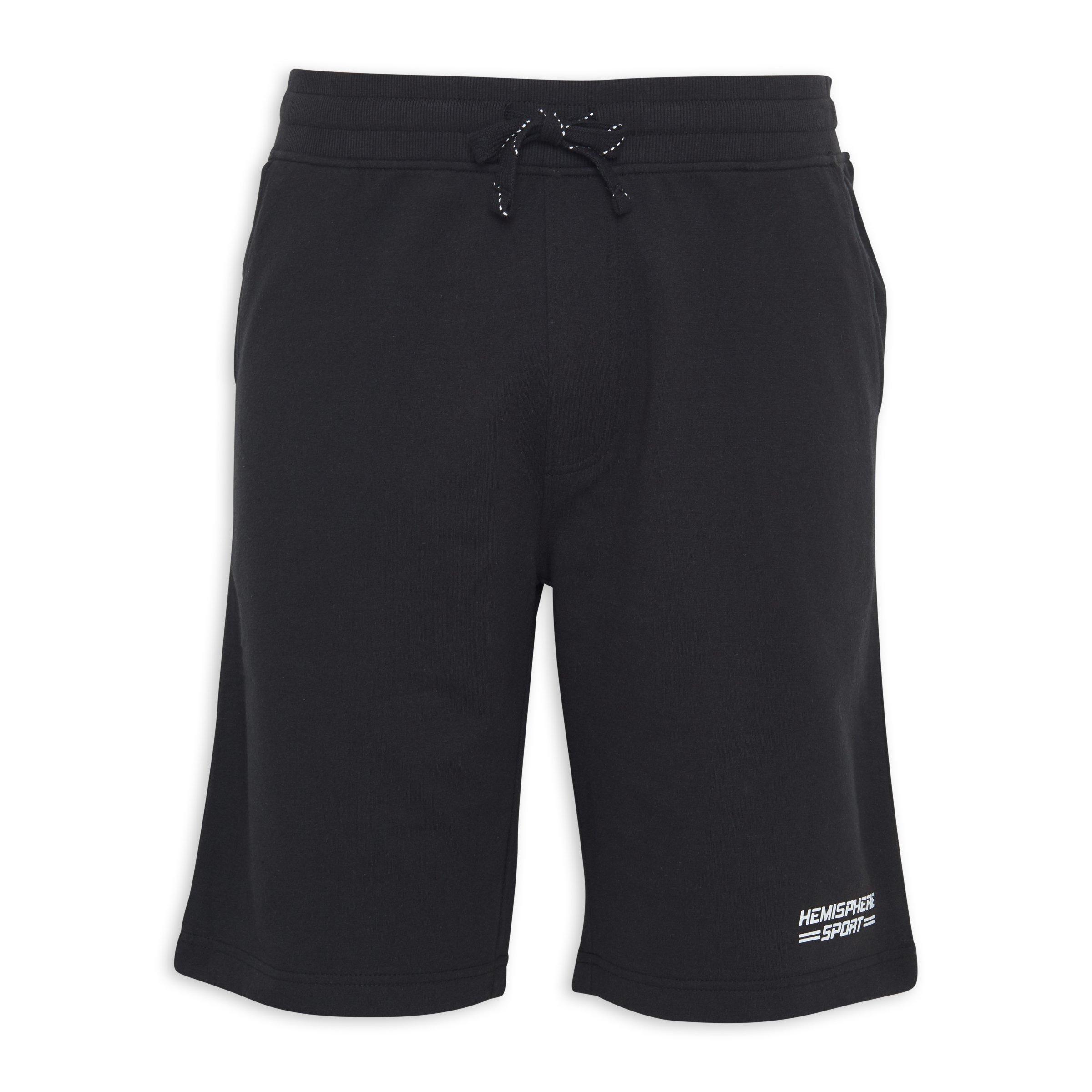 Black Basic Fleece Short (3067599) | Hemisphere Sport