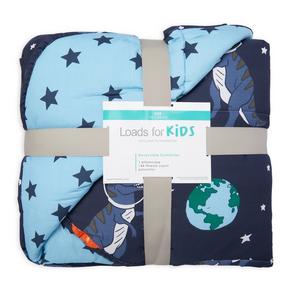 Boys Space Dino Quilt