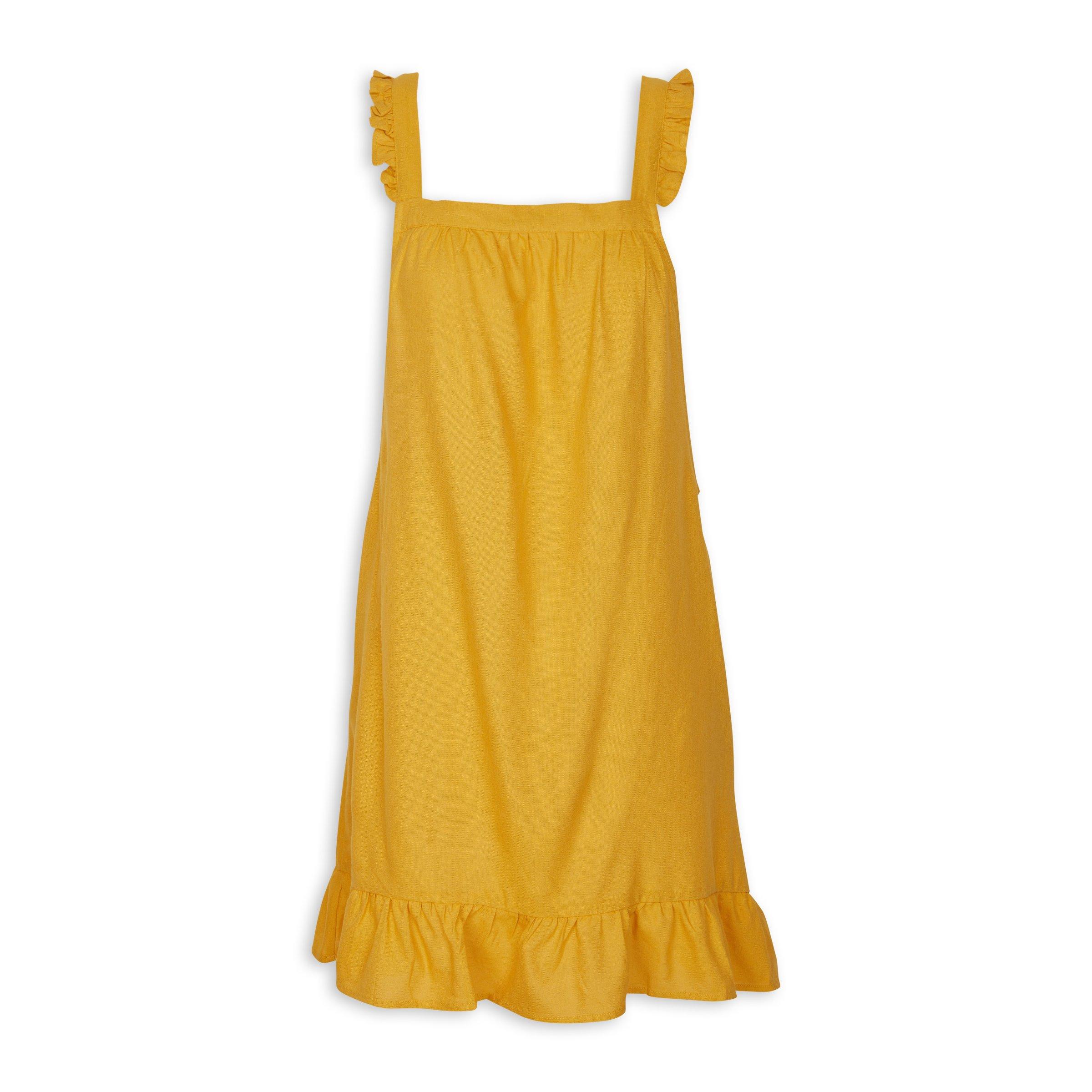 Mustard Pinafore Dress (3068497) | Identity