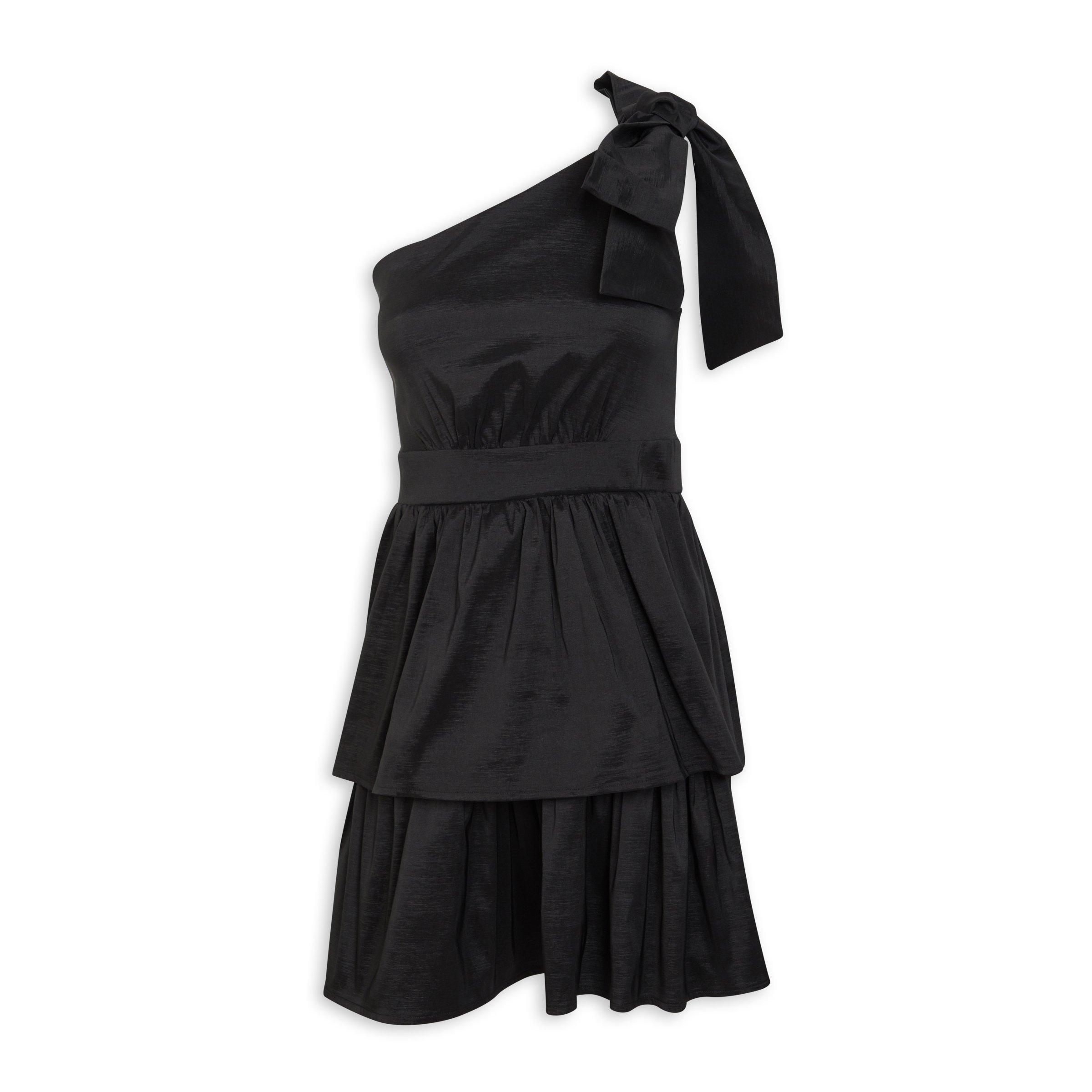 Black Bow Tiered Dress (3068674) | Identity