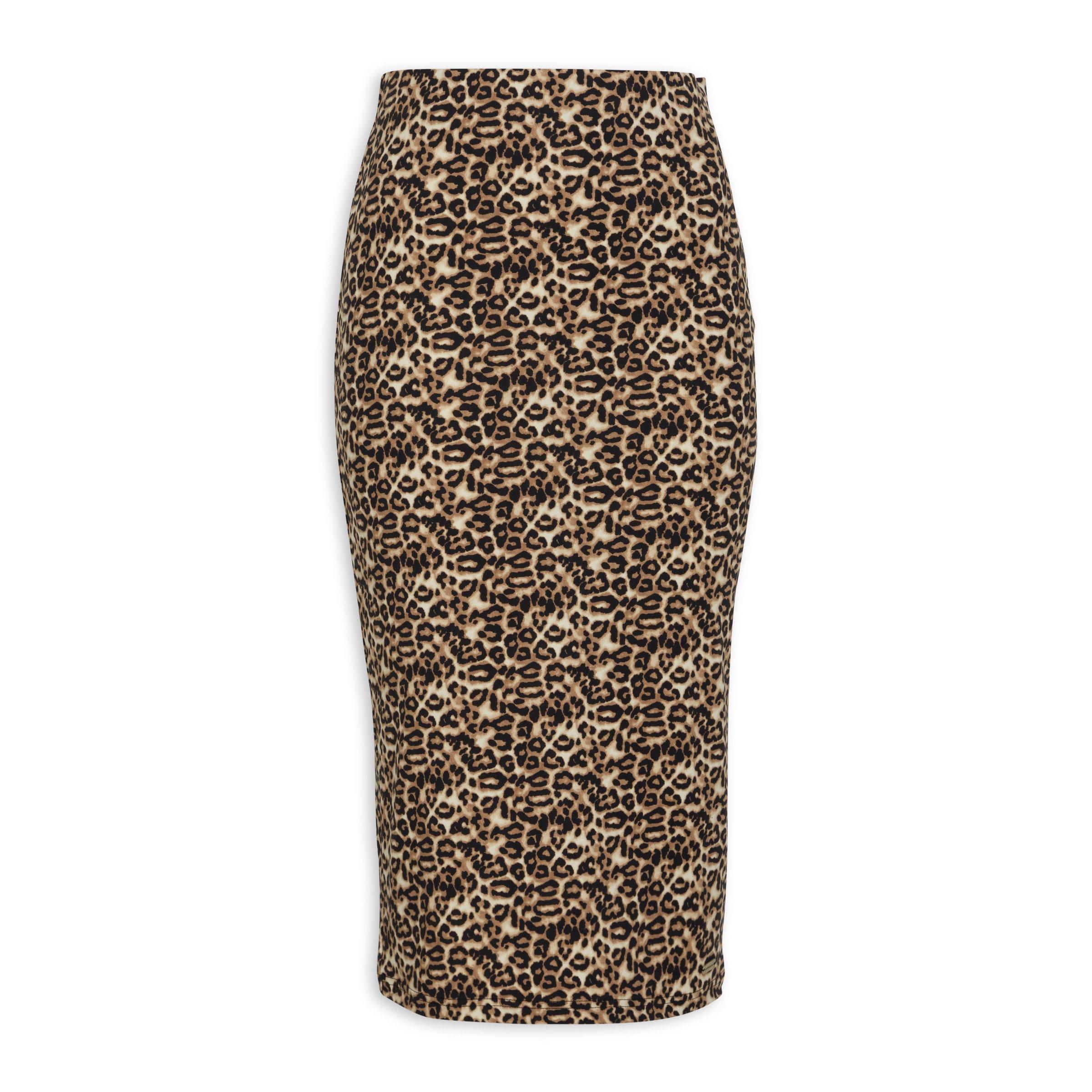 Leopard Print Skirt (3068962) | OBR