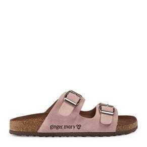 Pink Double Strap Mule