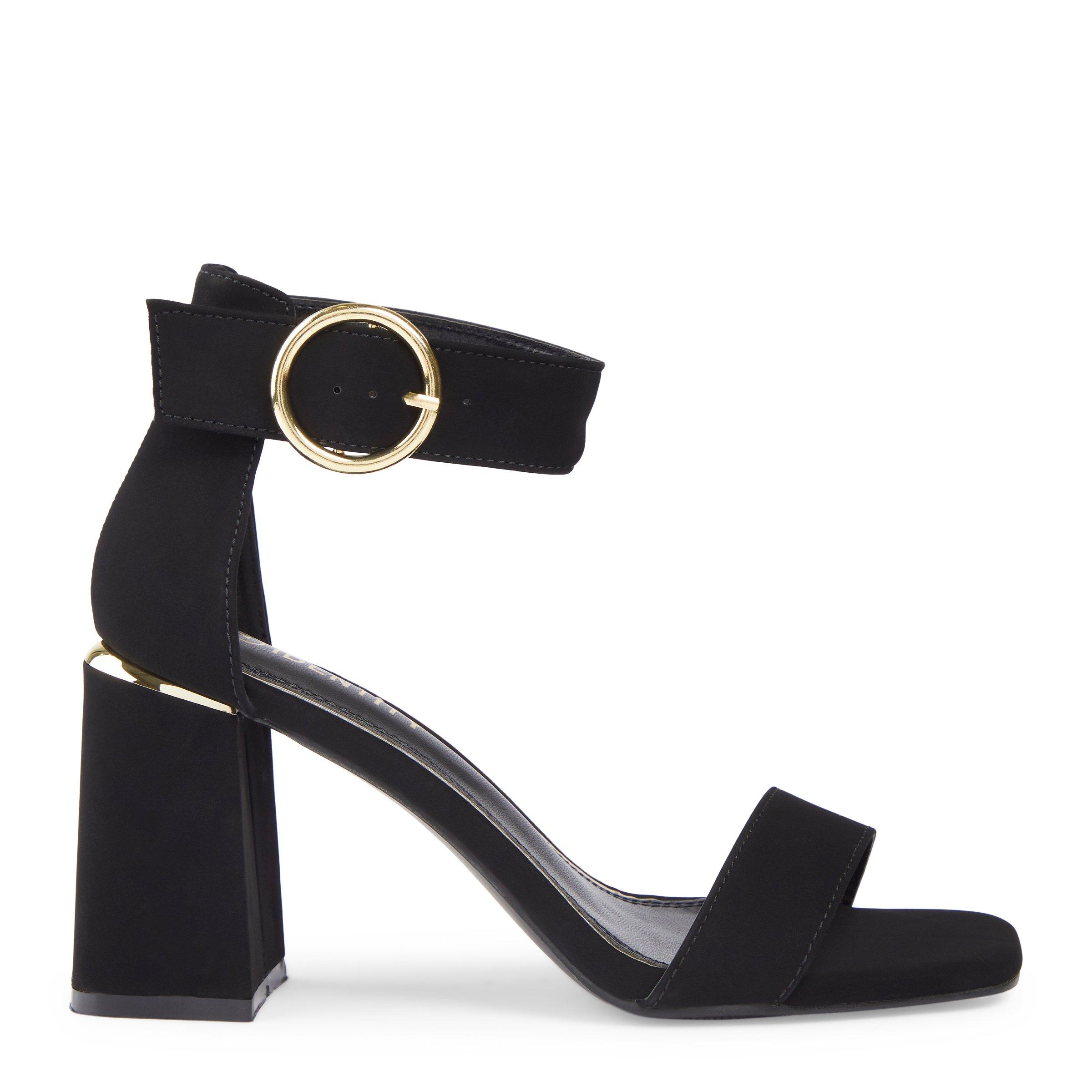 Black Ankle Strap Sandal (3069932) | Identity