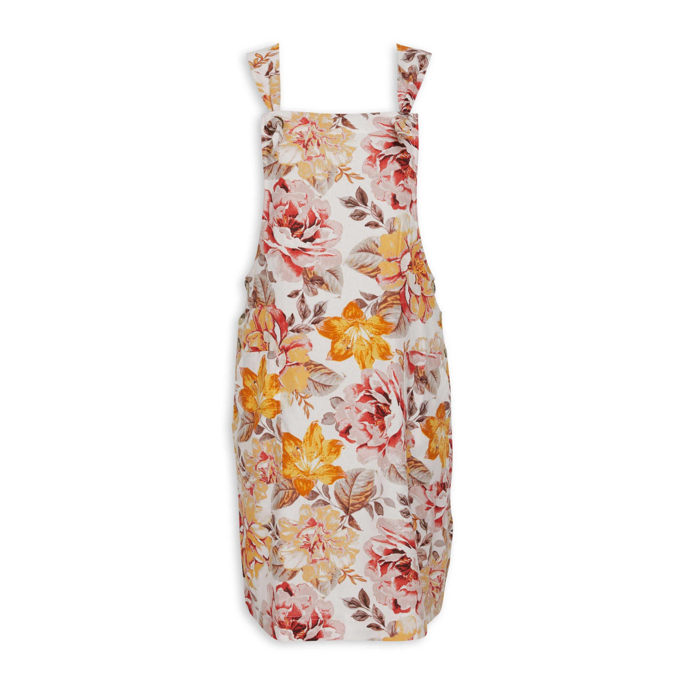 Floral Print Pinafore Dress (3070054) TRS