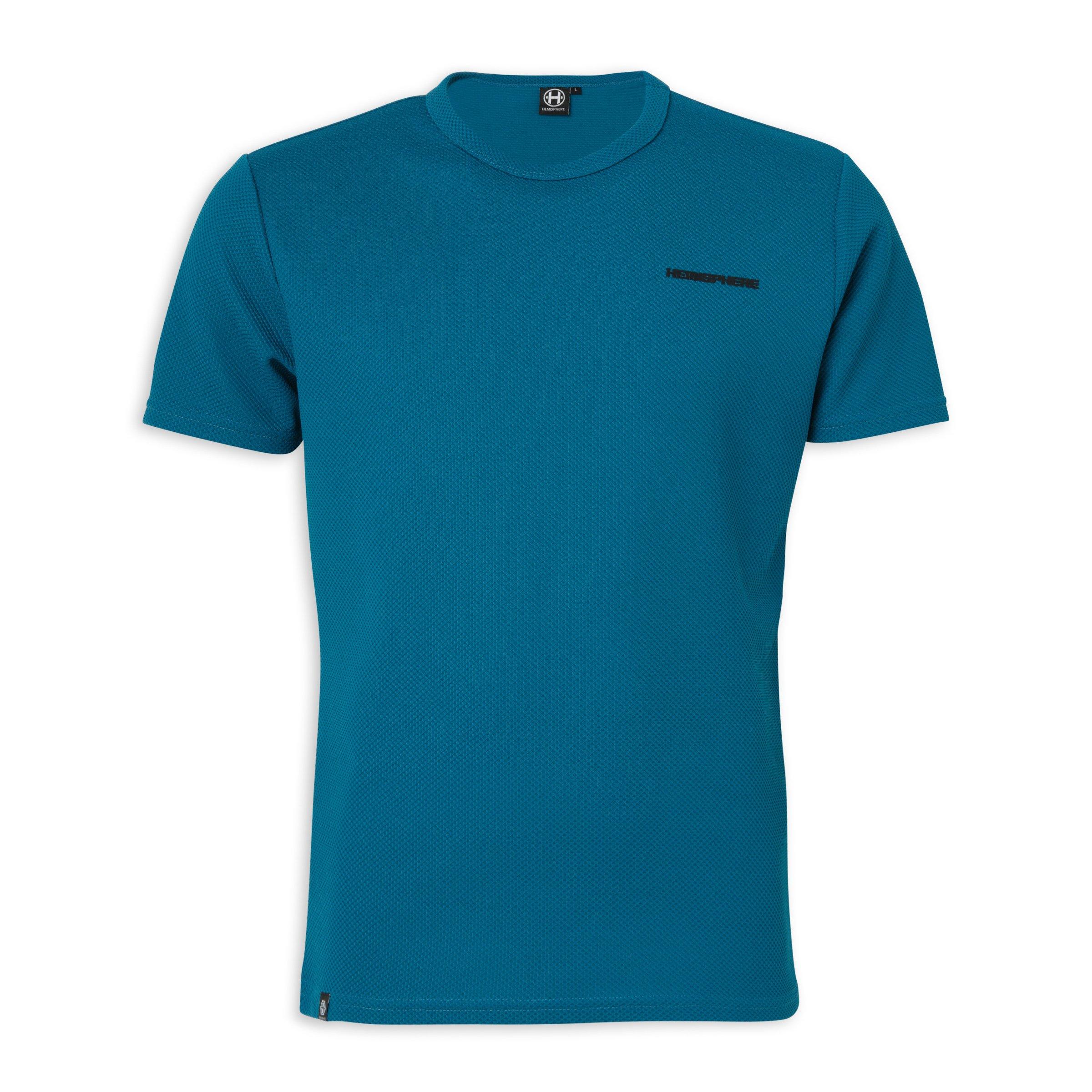 Teal Textured Tee (3070421) | Hemisphere