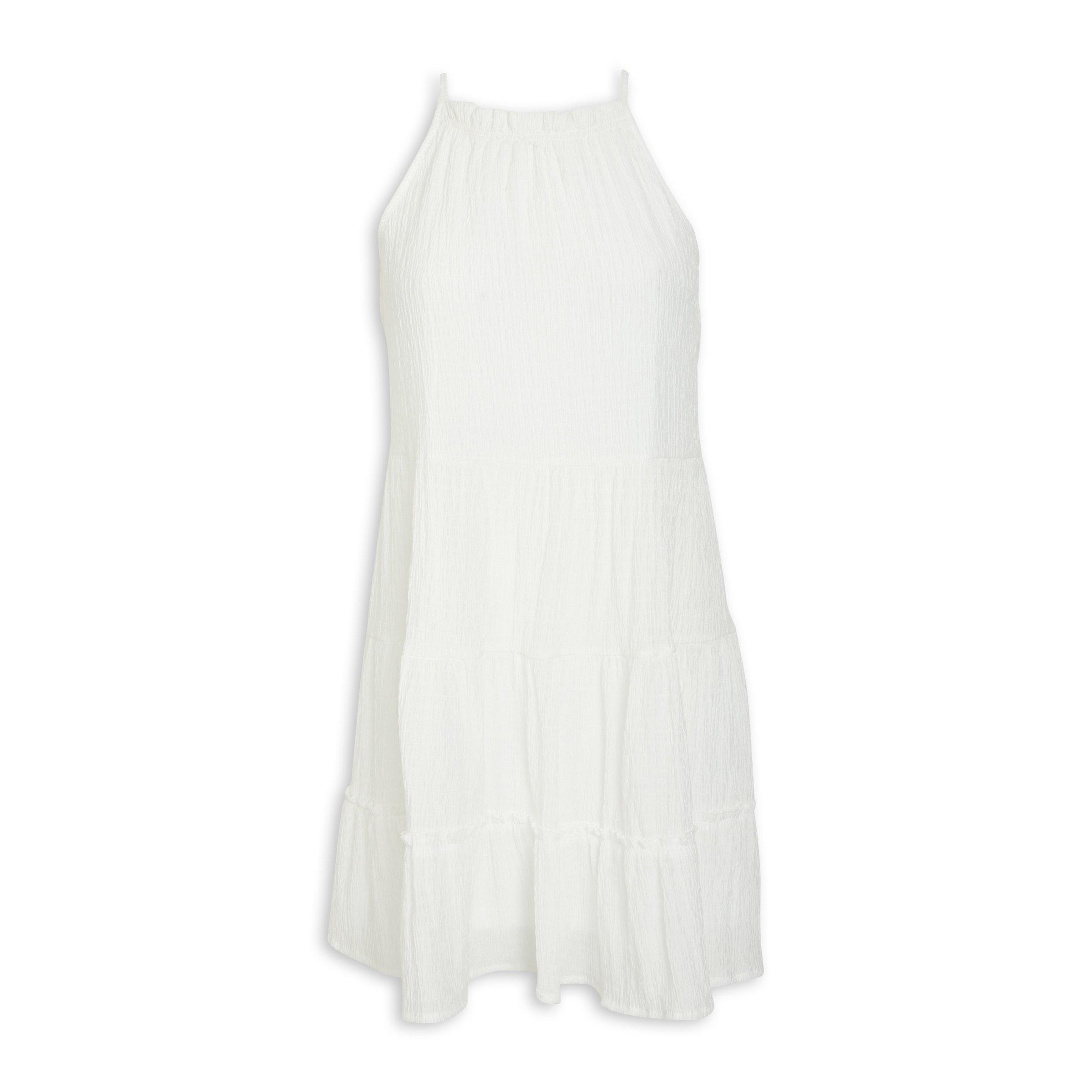 White Tiered Dress (3070680) | Identity