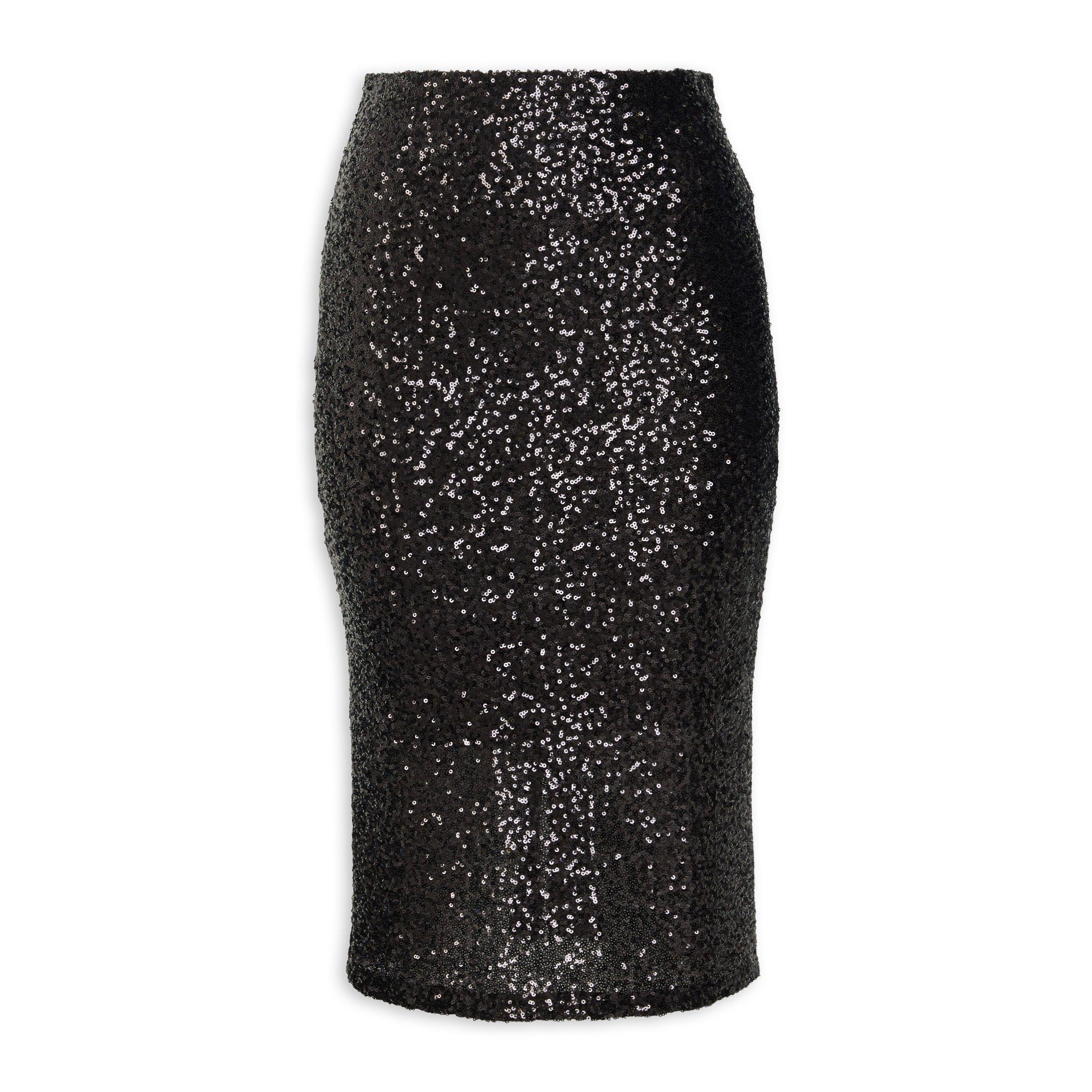 Black Sequin Bodycon Skirt (3070951) | Truworths