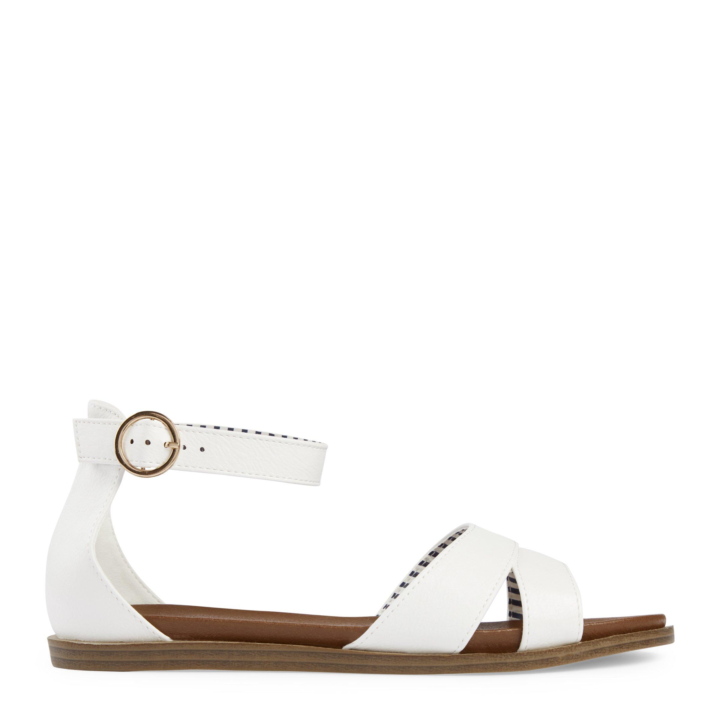 White Ankle Strap Sandal (3071132) | Truworths