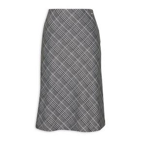 Grey Check Skirt