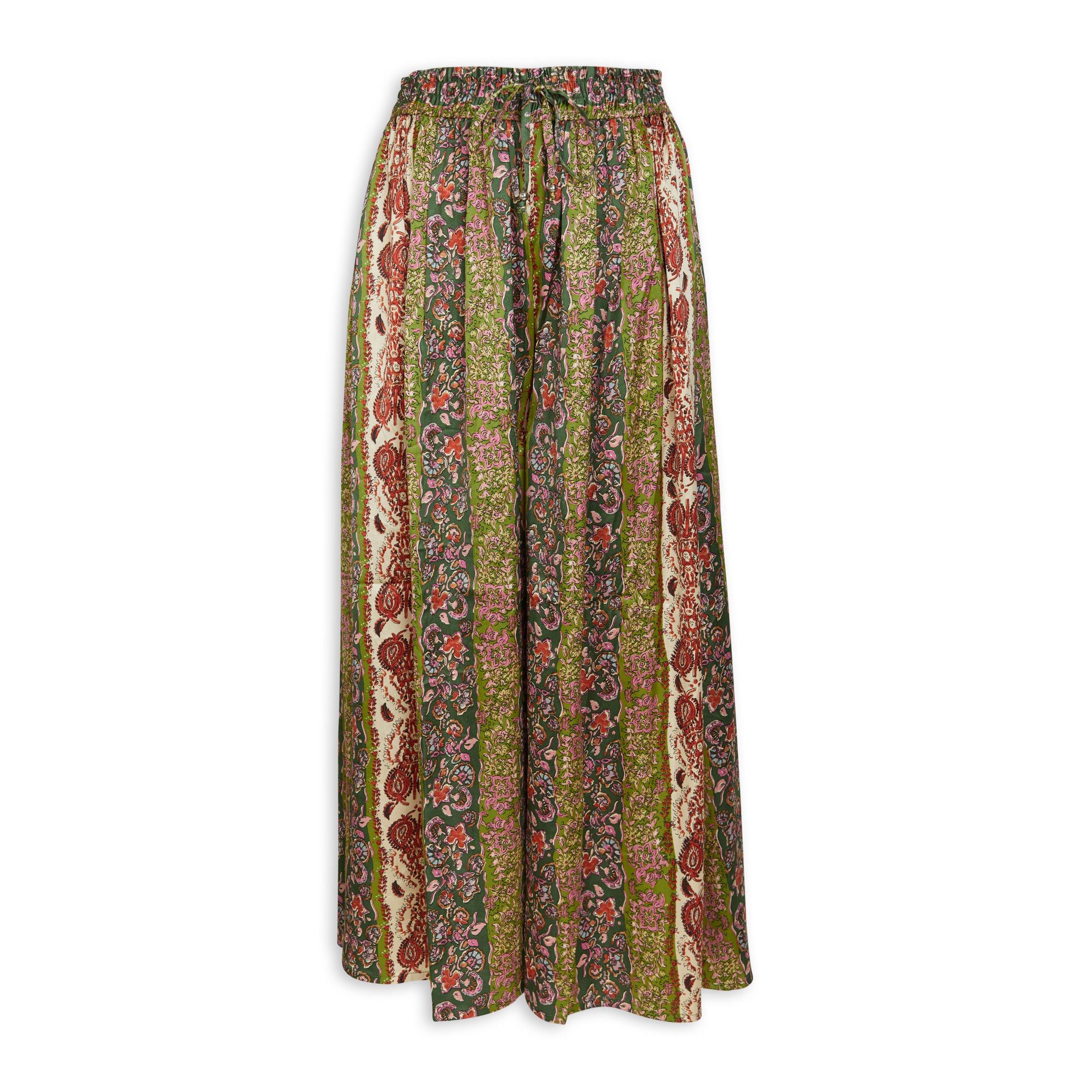 Paisley Printed Wide Leg Pant (3071949) | LTD Woman