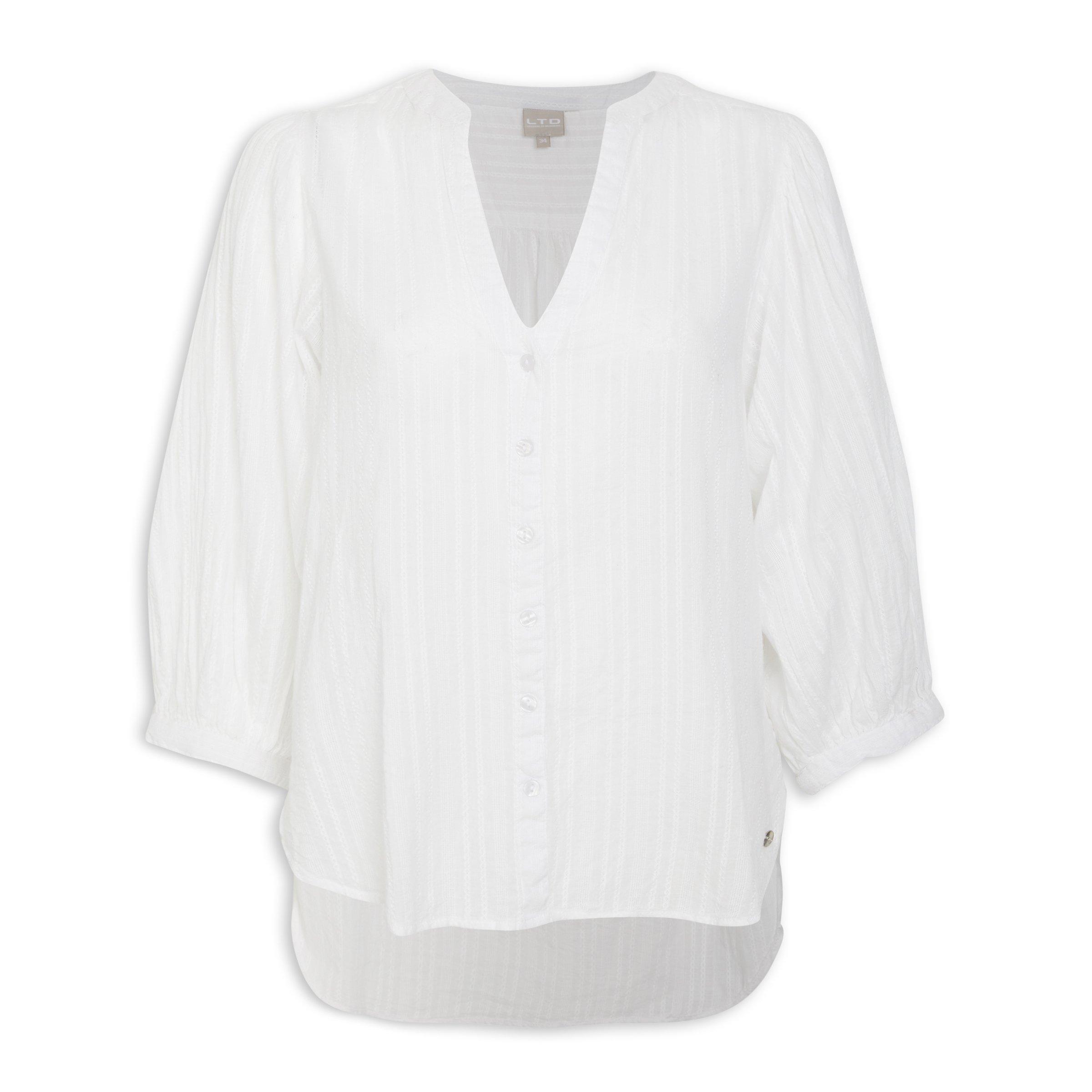 White Relaxed Shirt (3071950) | LTD Woman