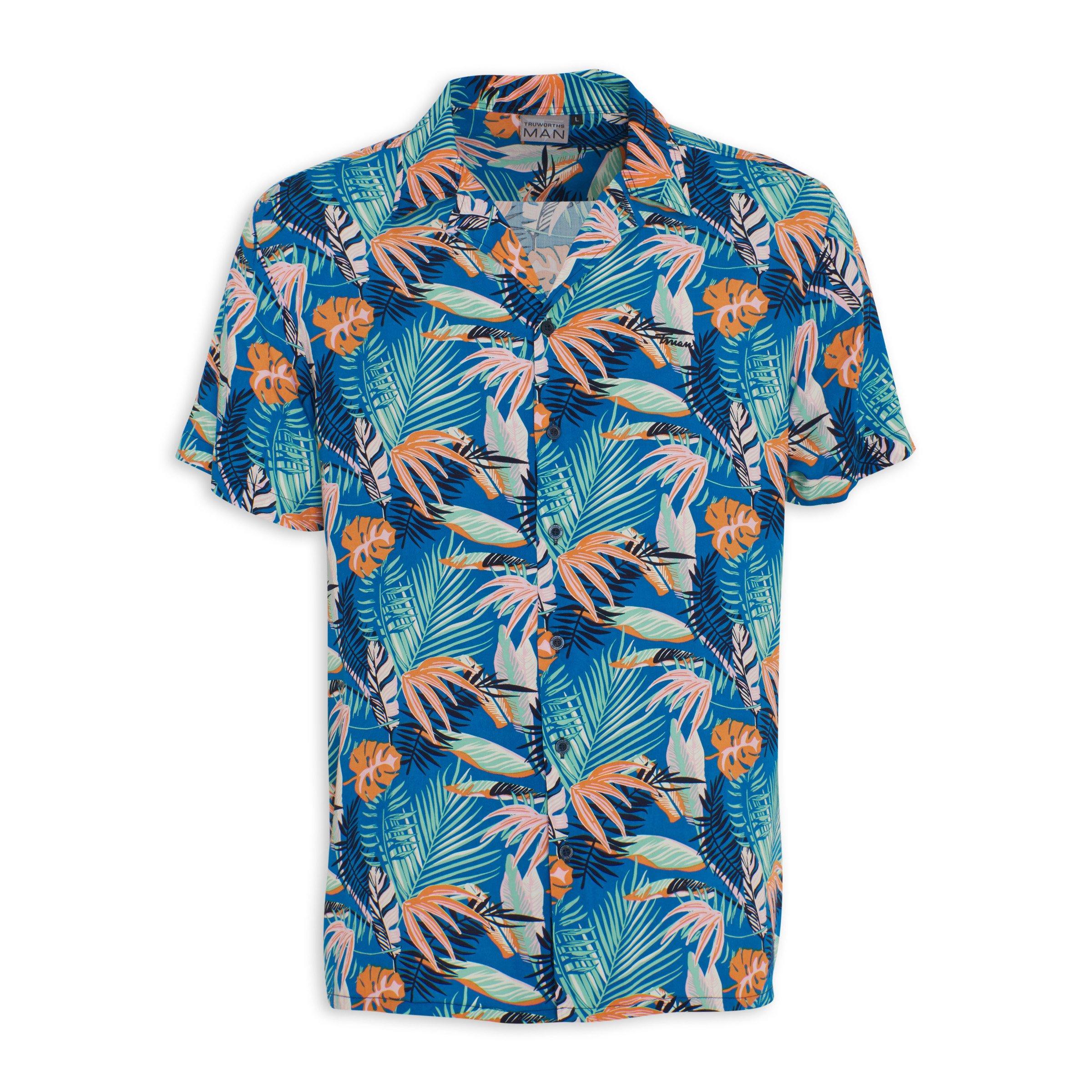 Tropical Print Regular Shirt (3072188) | Truworths Man