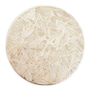Gold Leaf Round Placemat 38cm