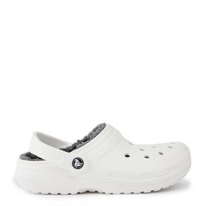 White Classic Lined Clog