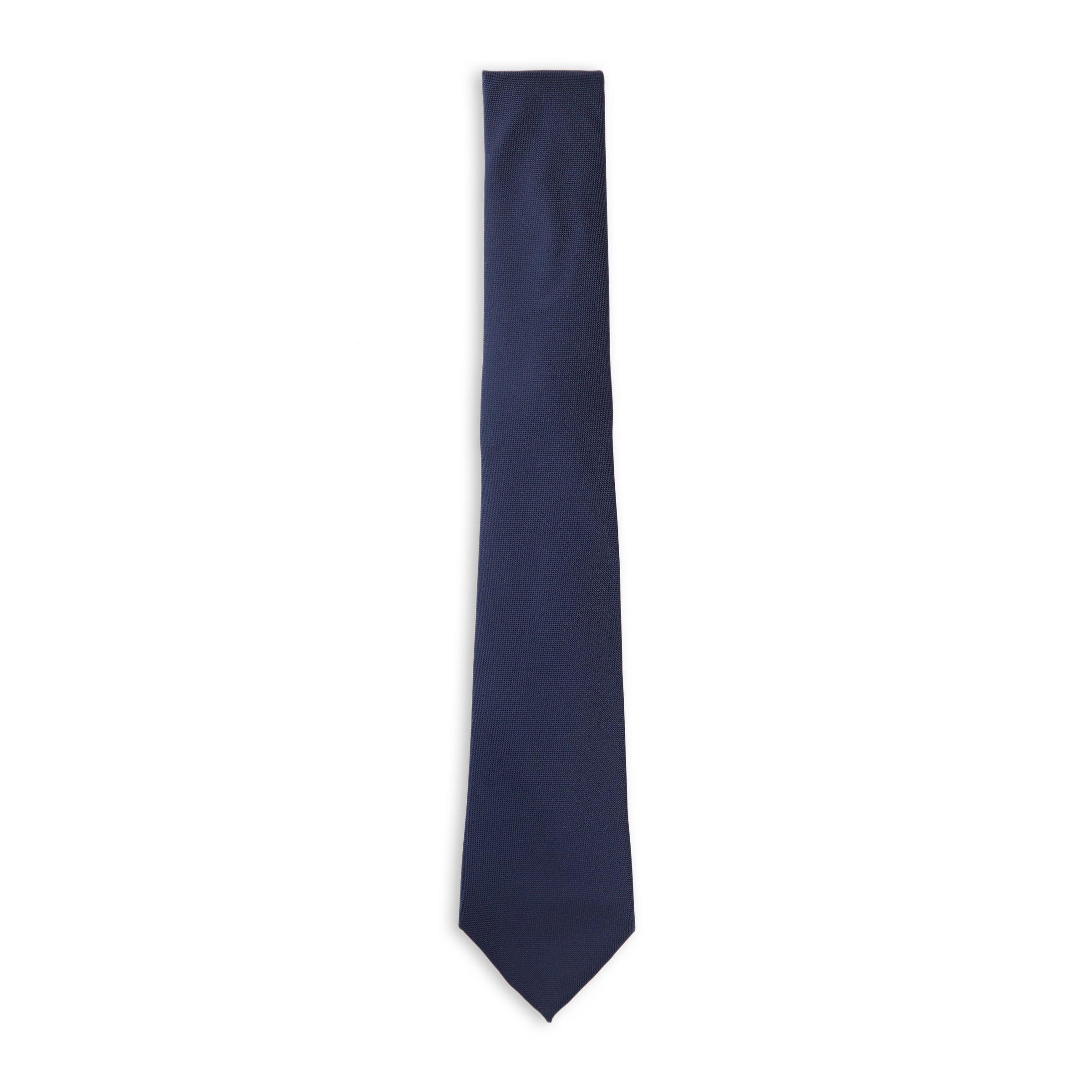 Navy Textured Tie (3074259) | Identity