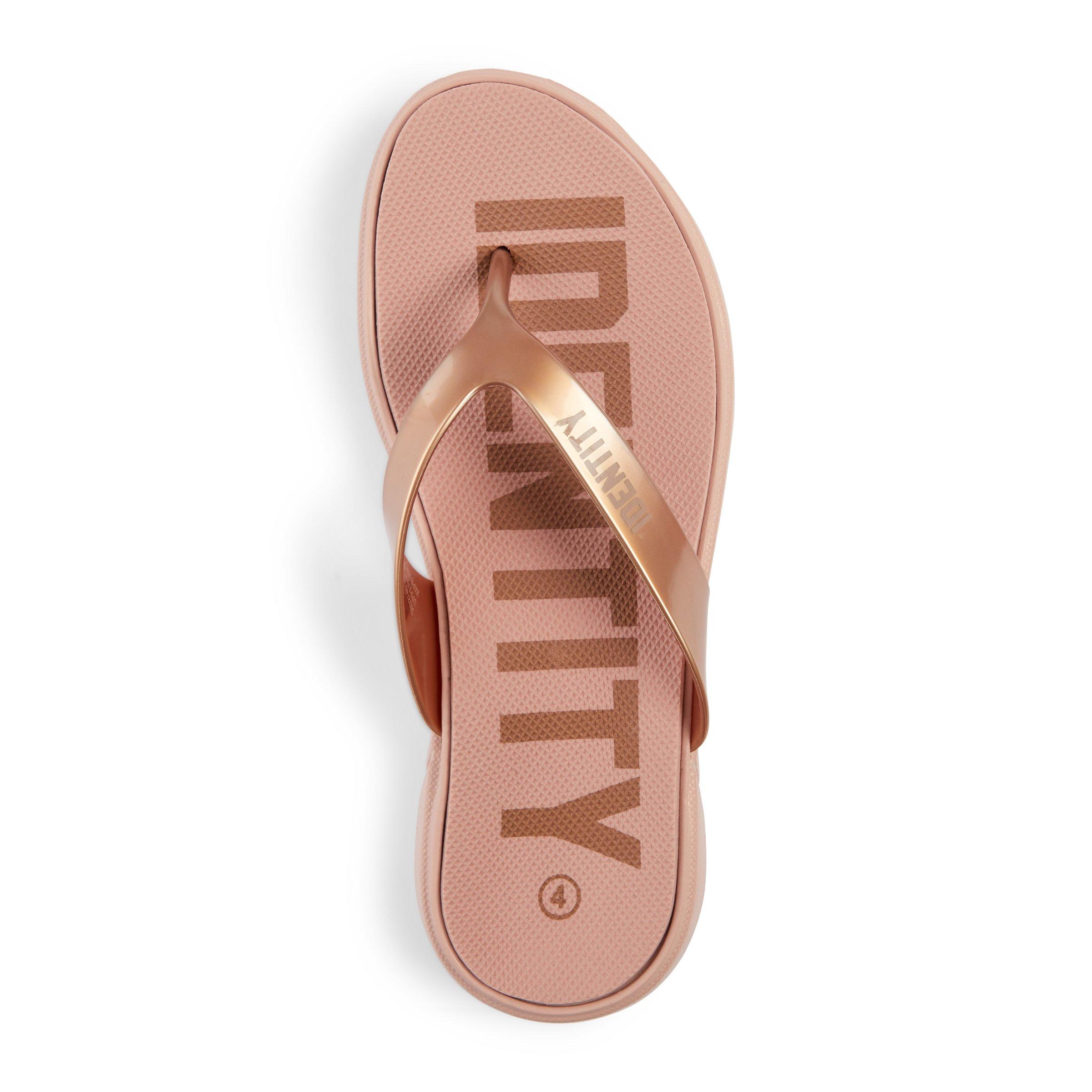 Rose Gold Flip Flops (3074357) | Identity