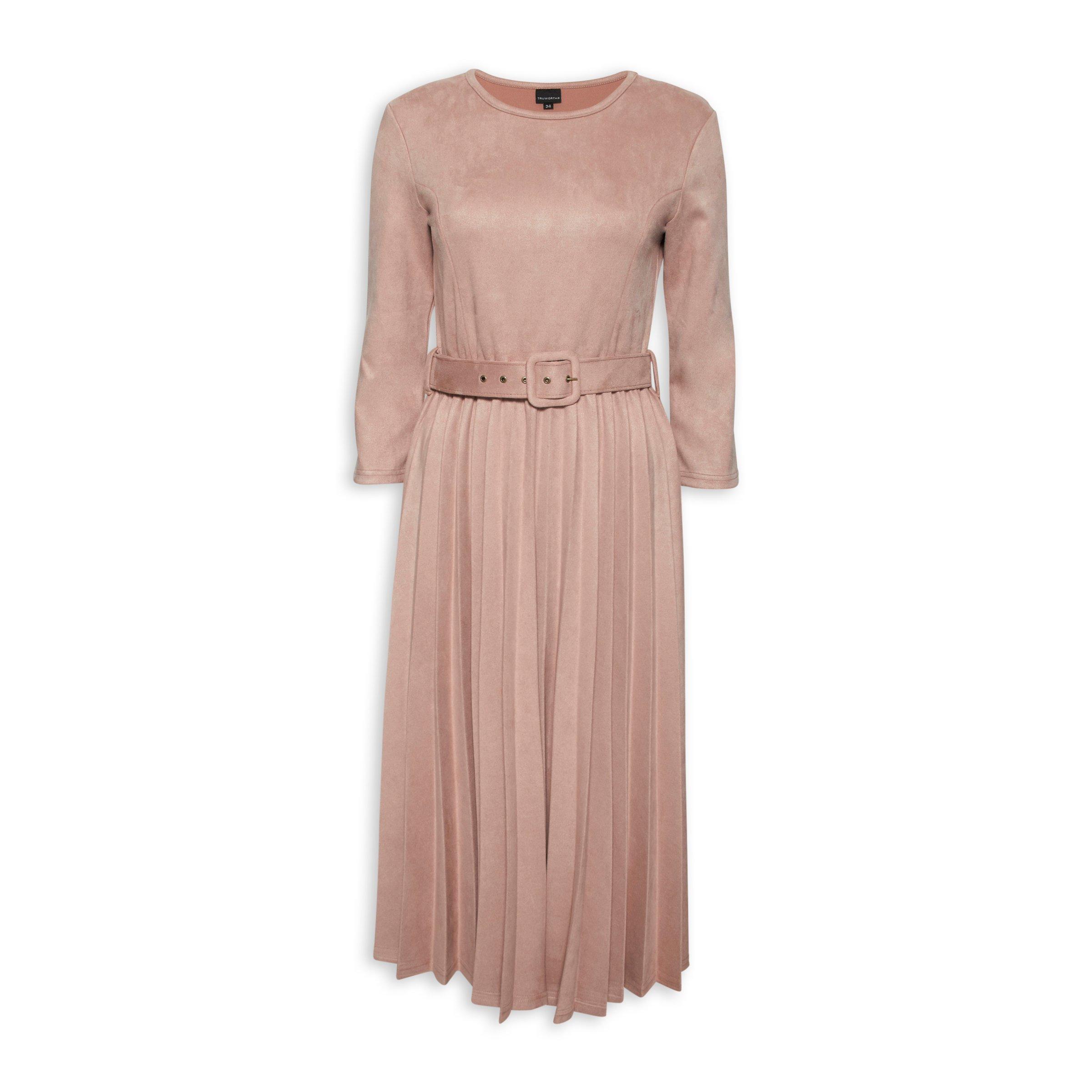 Pink Pleated Dress