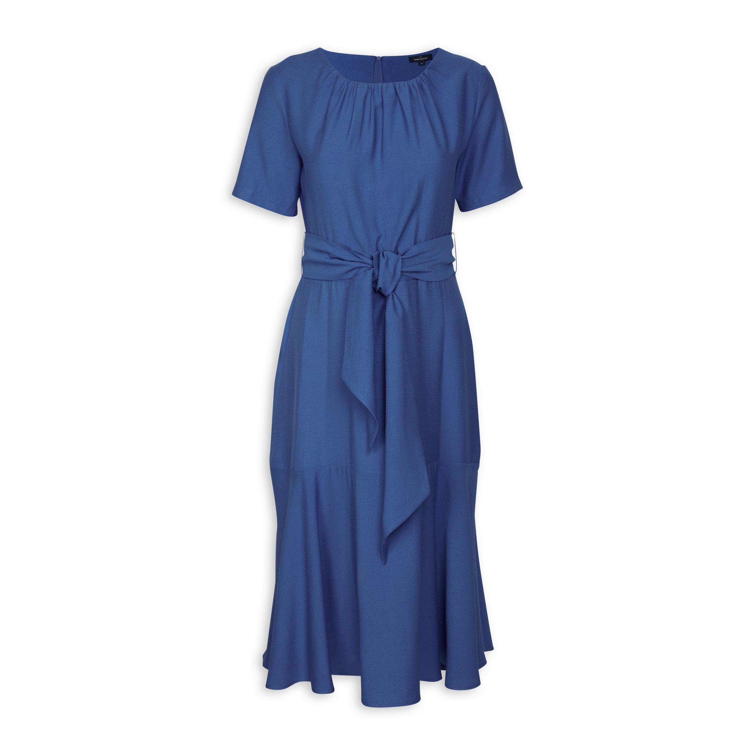 Blue Tie Front Dress (3074591) | Daniel Hechter