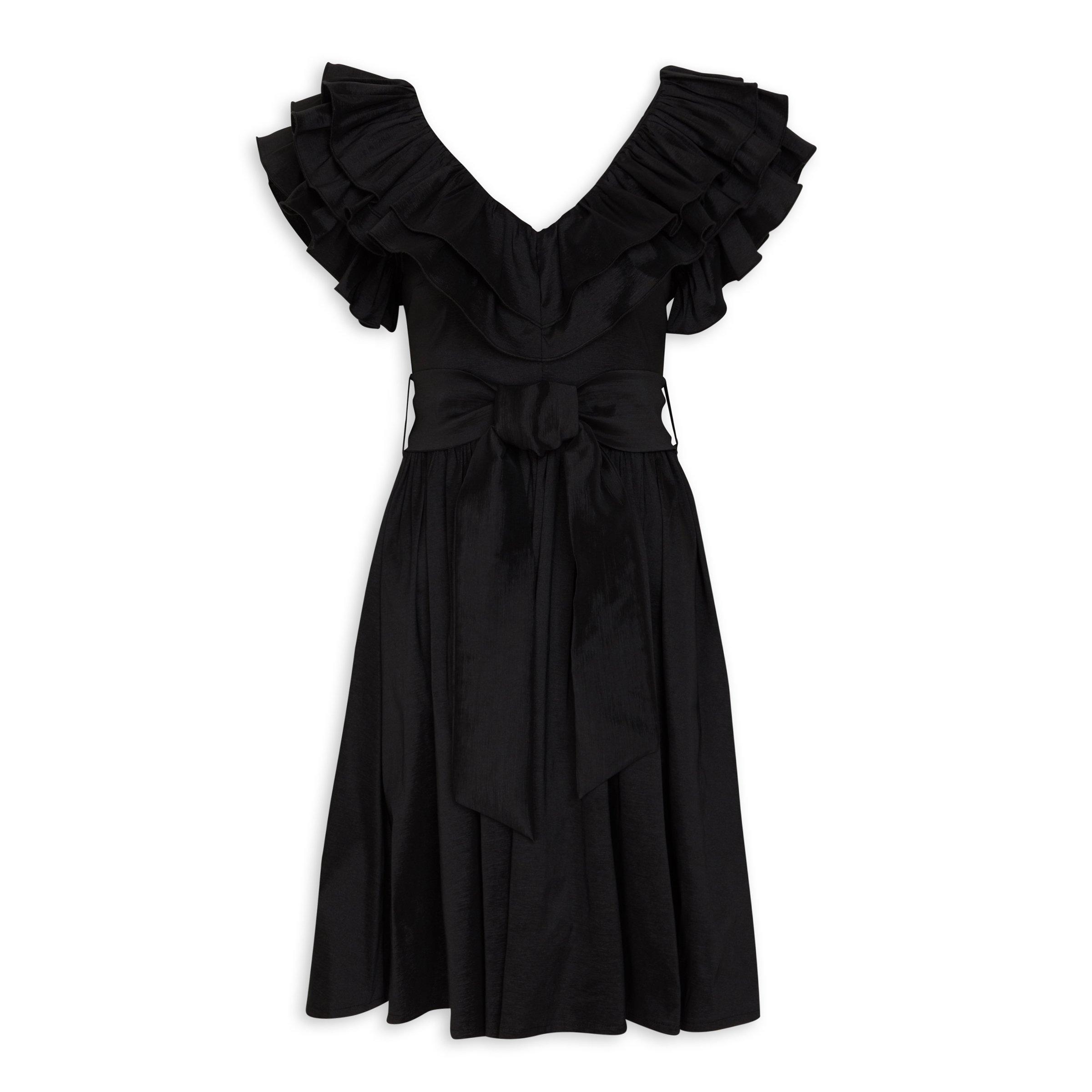 Black Belted Dress (3074794) | Truworths