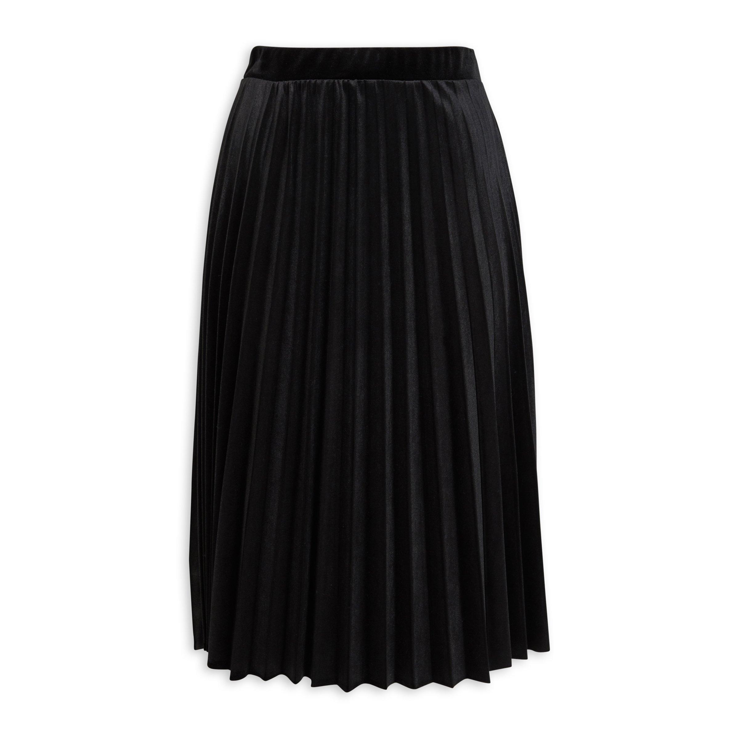 Black Pleated Skirt (3075281) | Truworths