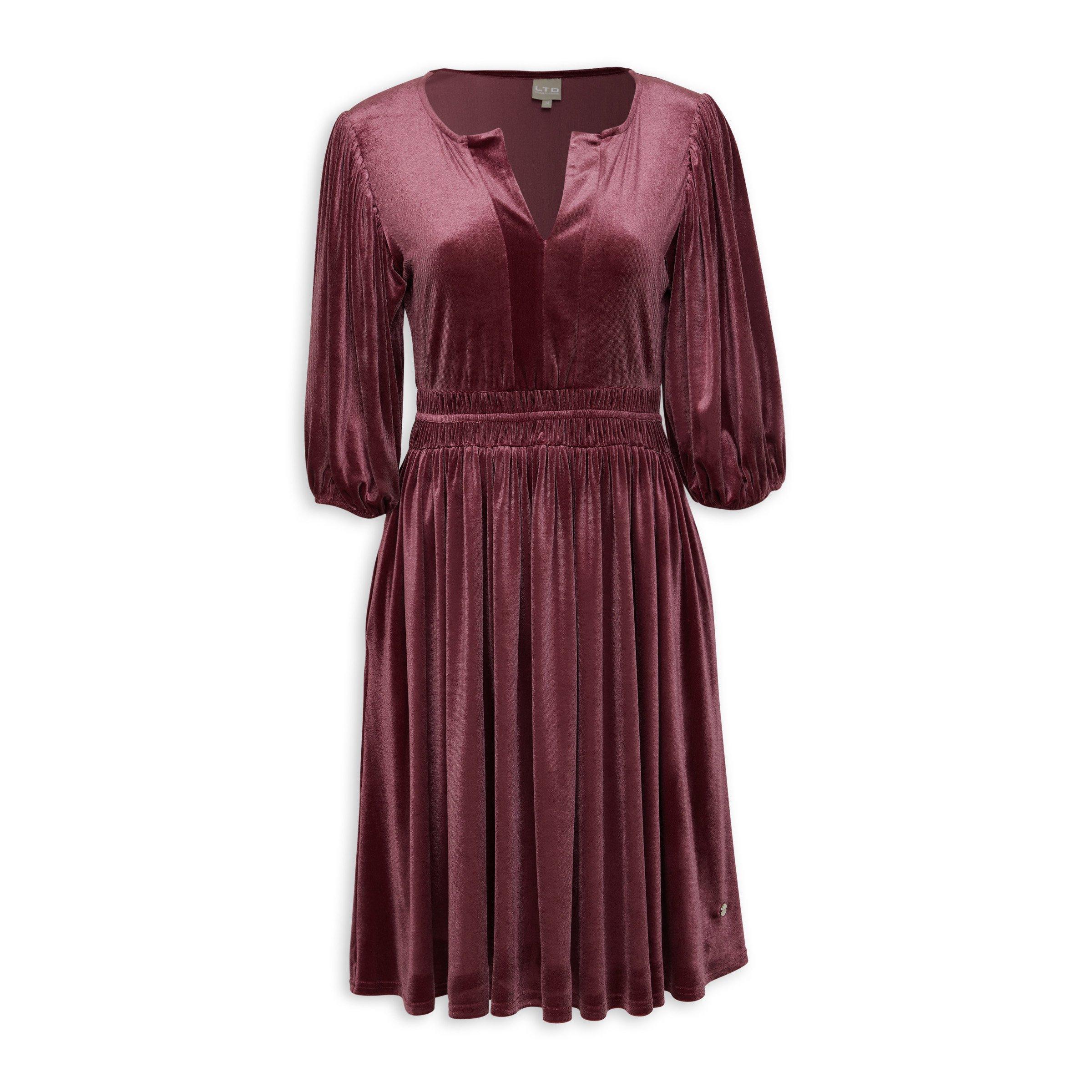 LTD Woman Purple Velour Dress (3075790) | Truworths.co.za