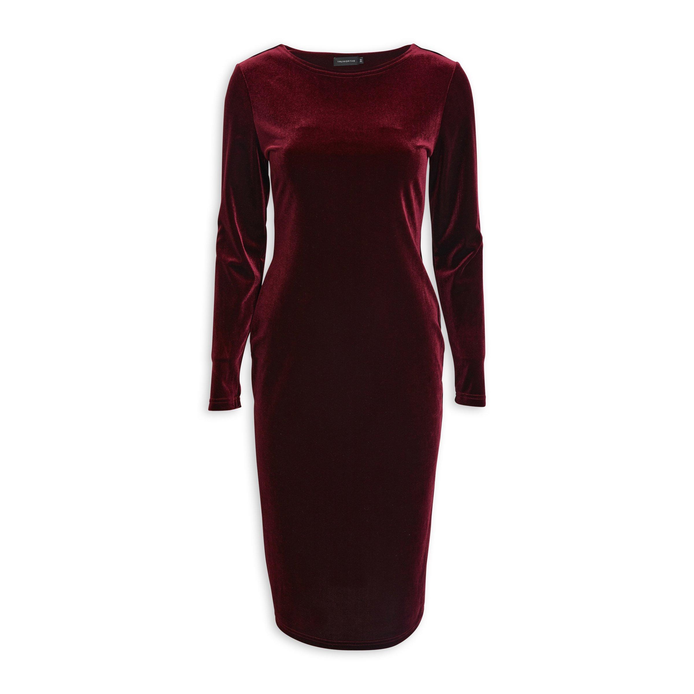 Burgundy Bodycon Dress (3075829) | Truworths