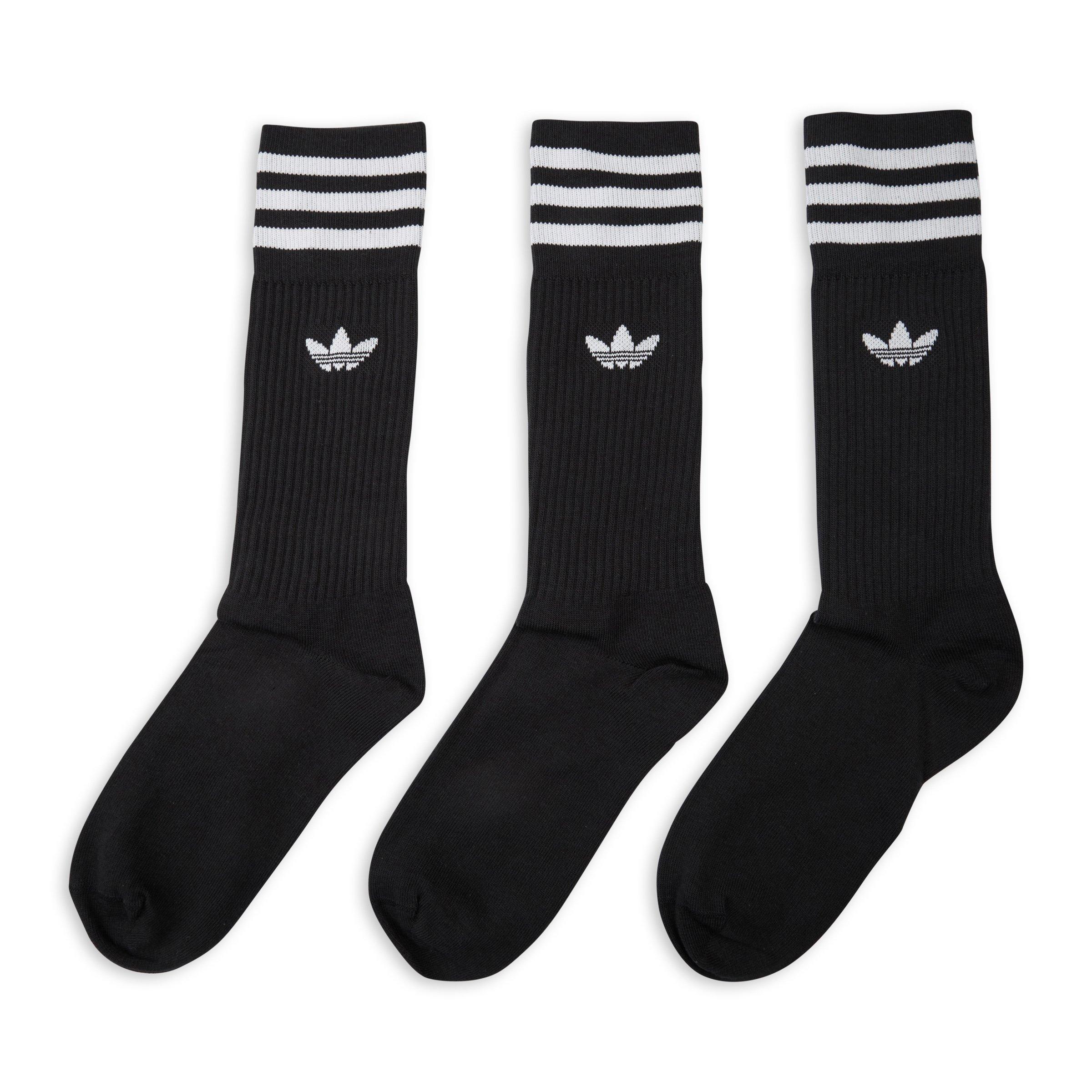 Adidas Solid Crew Socks (3 Pairs) (3076208) | OfficeLondon.co.za