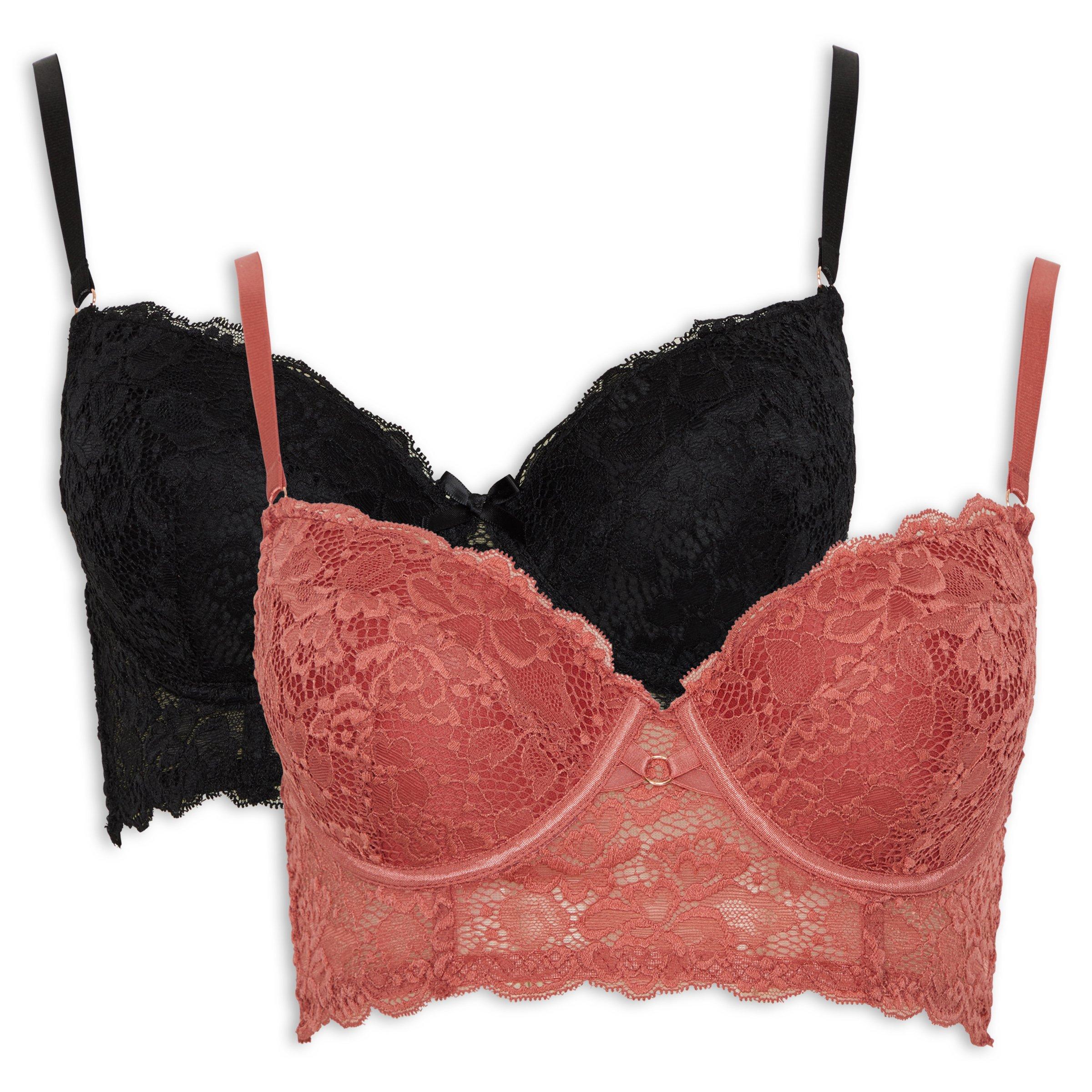 2pack Padded Plunge Bras (3076608) Identity